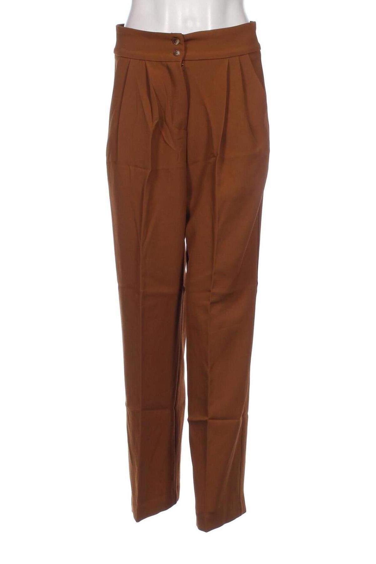 Дамски панталон Grace & Mila, Размер S, Цвят Кафяв, Цена 30,69 лв.