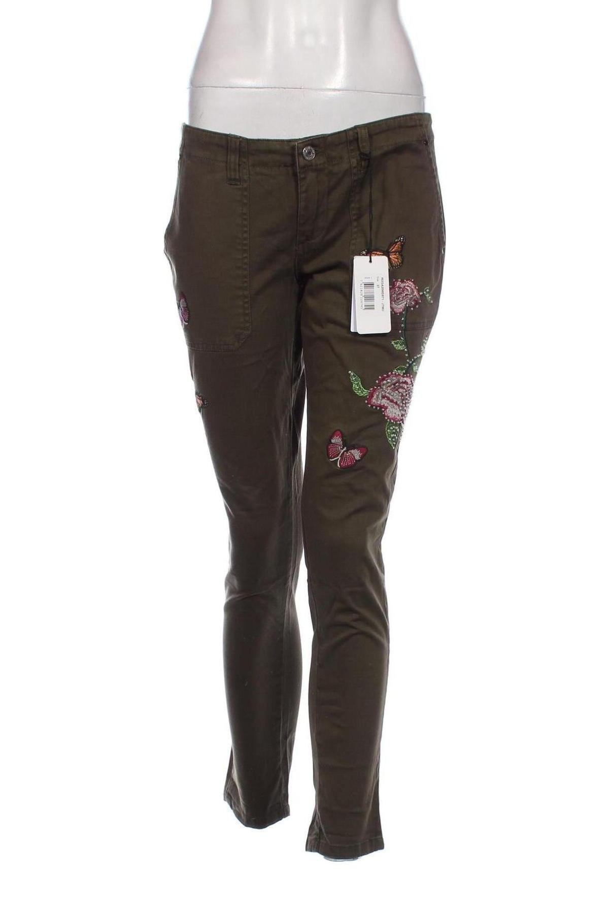 Pantaloni de femei Guess, Mărime M, Culoare Verde, Preț 254,61 Lei