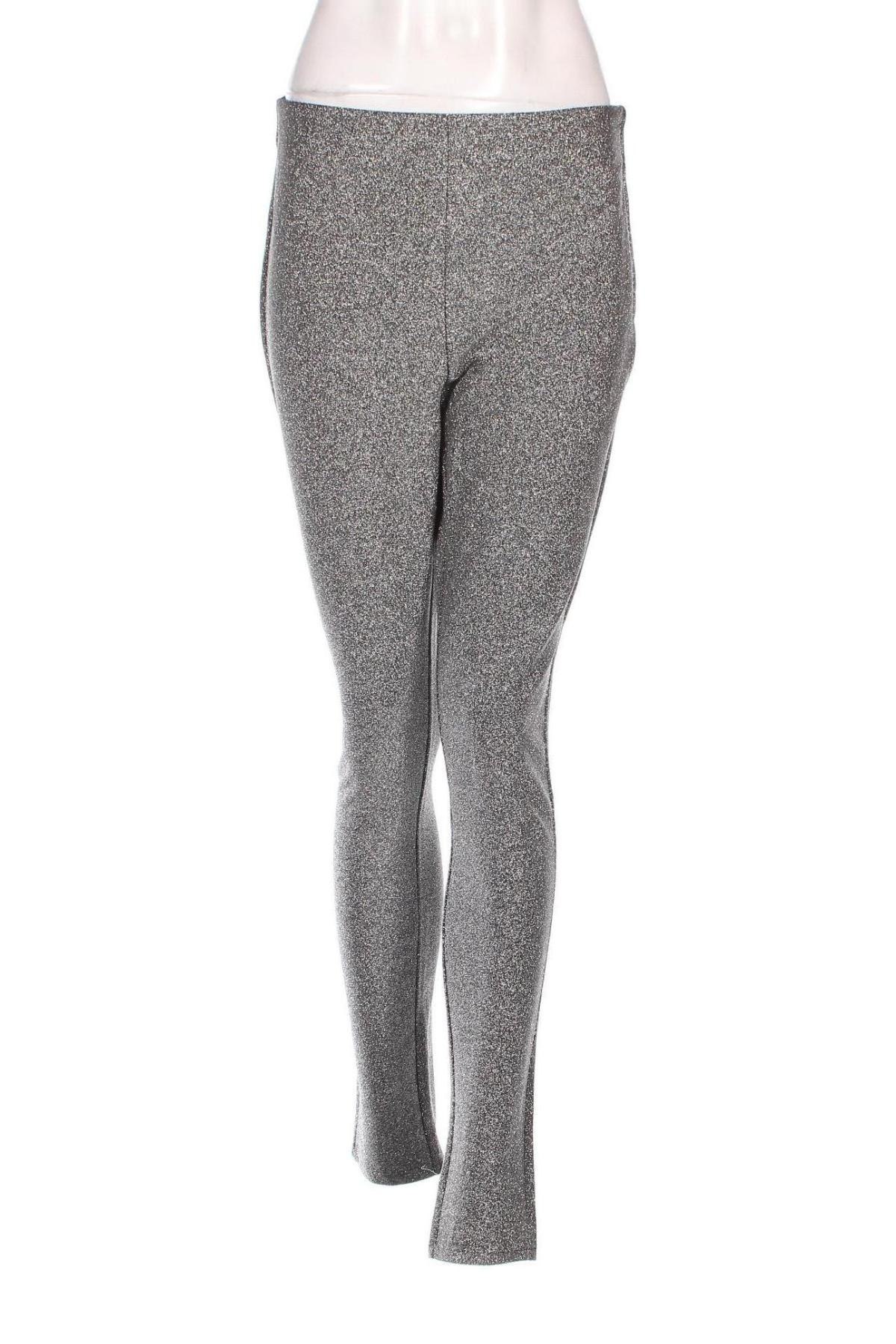 Γυναικείο παντελόνι H&M, Μέγεθος L, Χρώμα Ασημί, Τιμή 11,38 €
