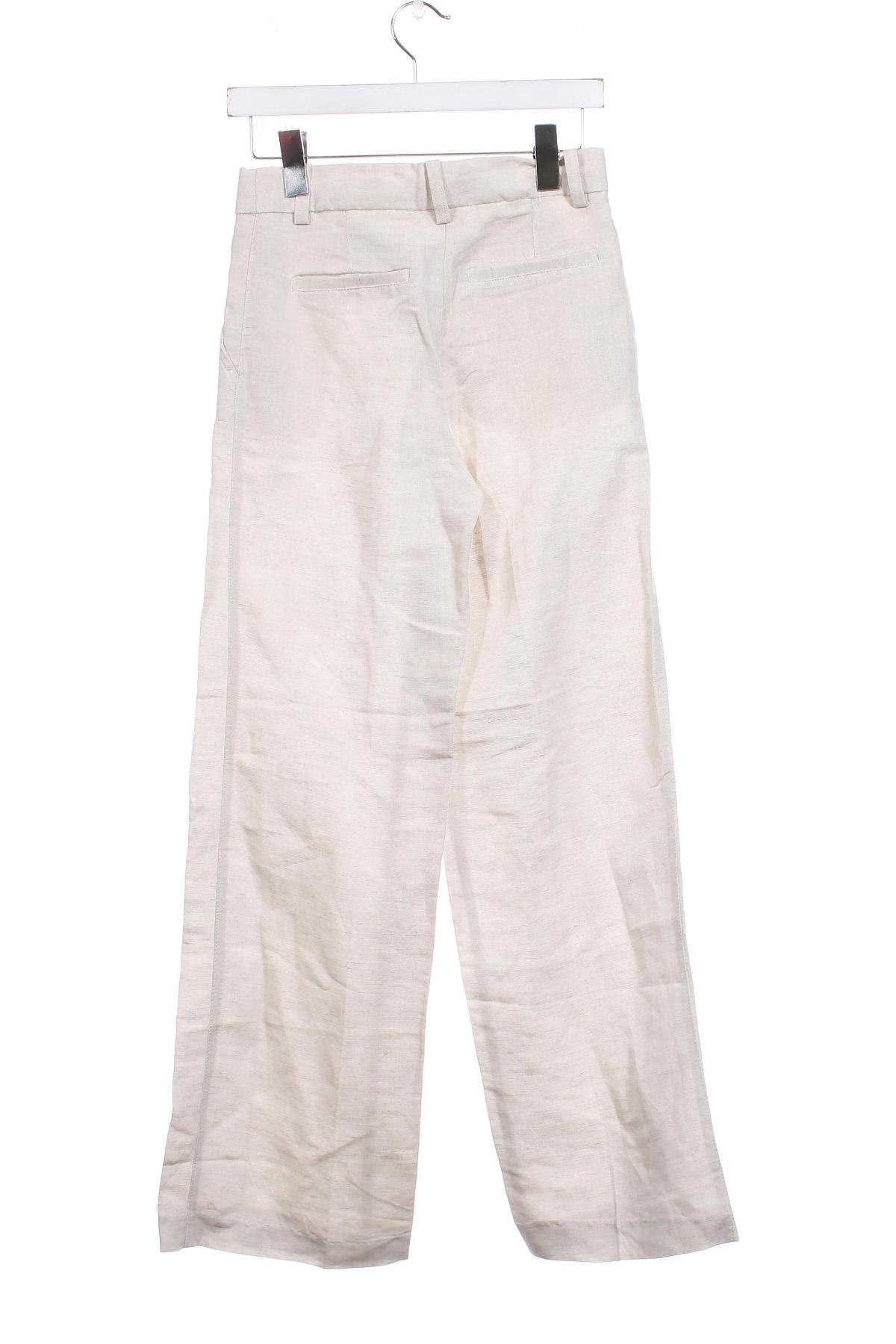 Pantaloni de femei H&M, Mărime XS, Culoare Bej, Preț 66,89 Lei