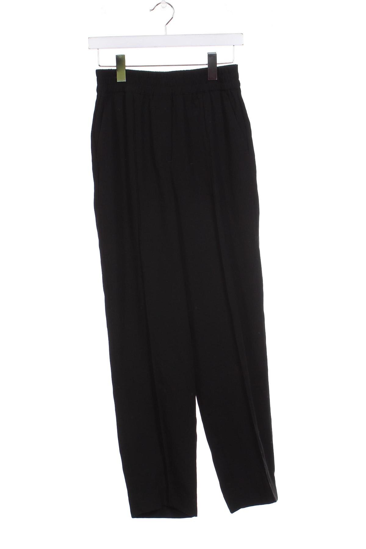 Pantaloni de femei H&M, Mărime XS, Culoare Negru, Preț 29,57 Lei