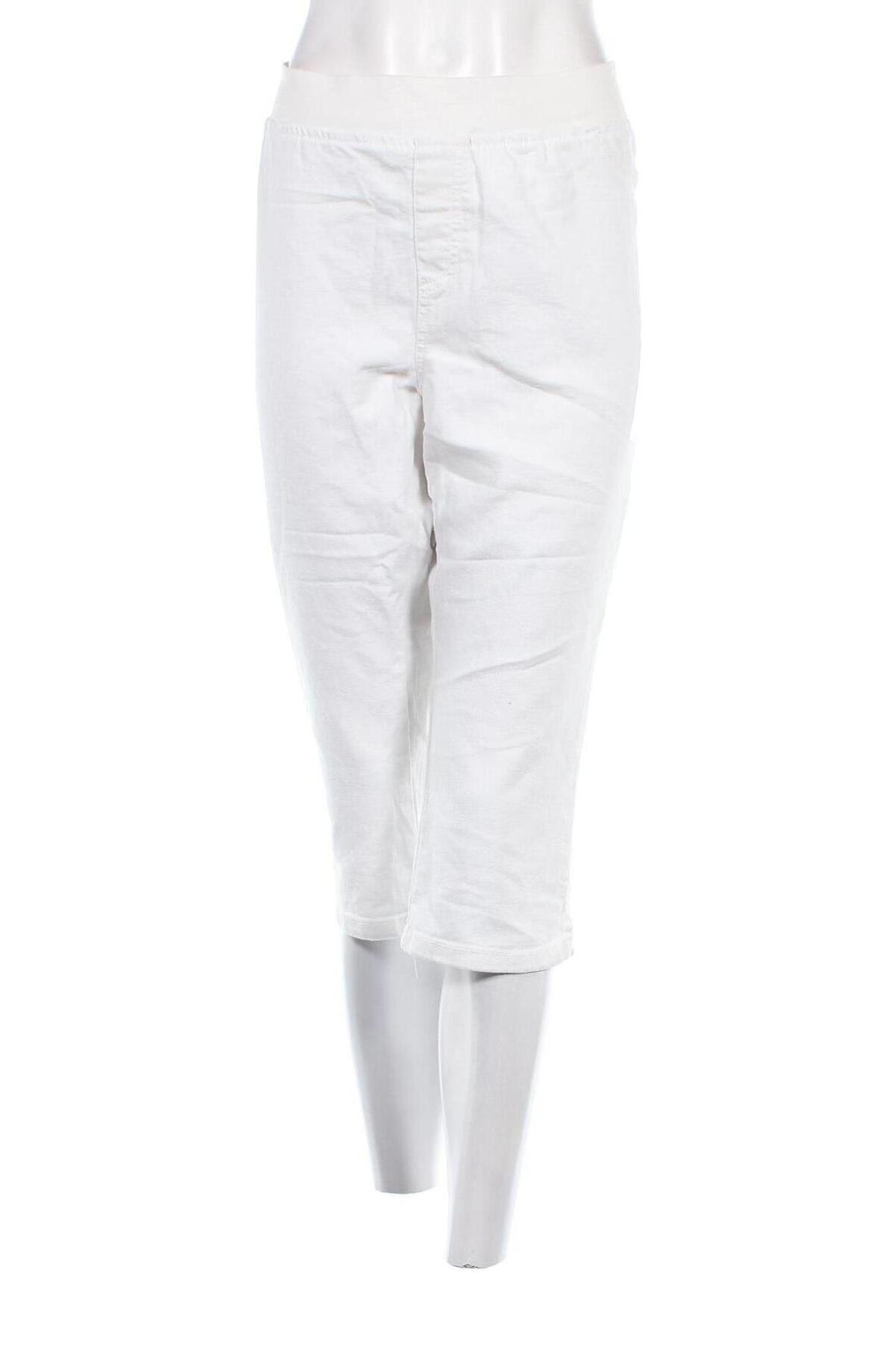 Pantaloni de femei Janina, Mărime XXL, Culoare Alb, Preț 24,99 Lei