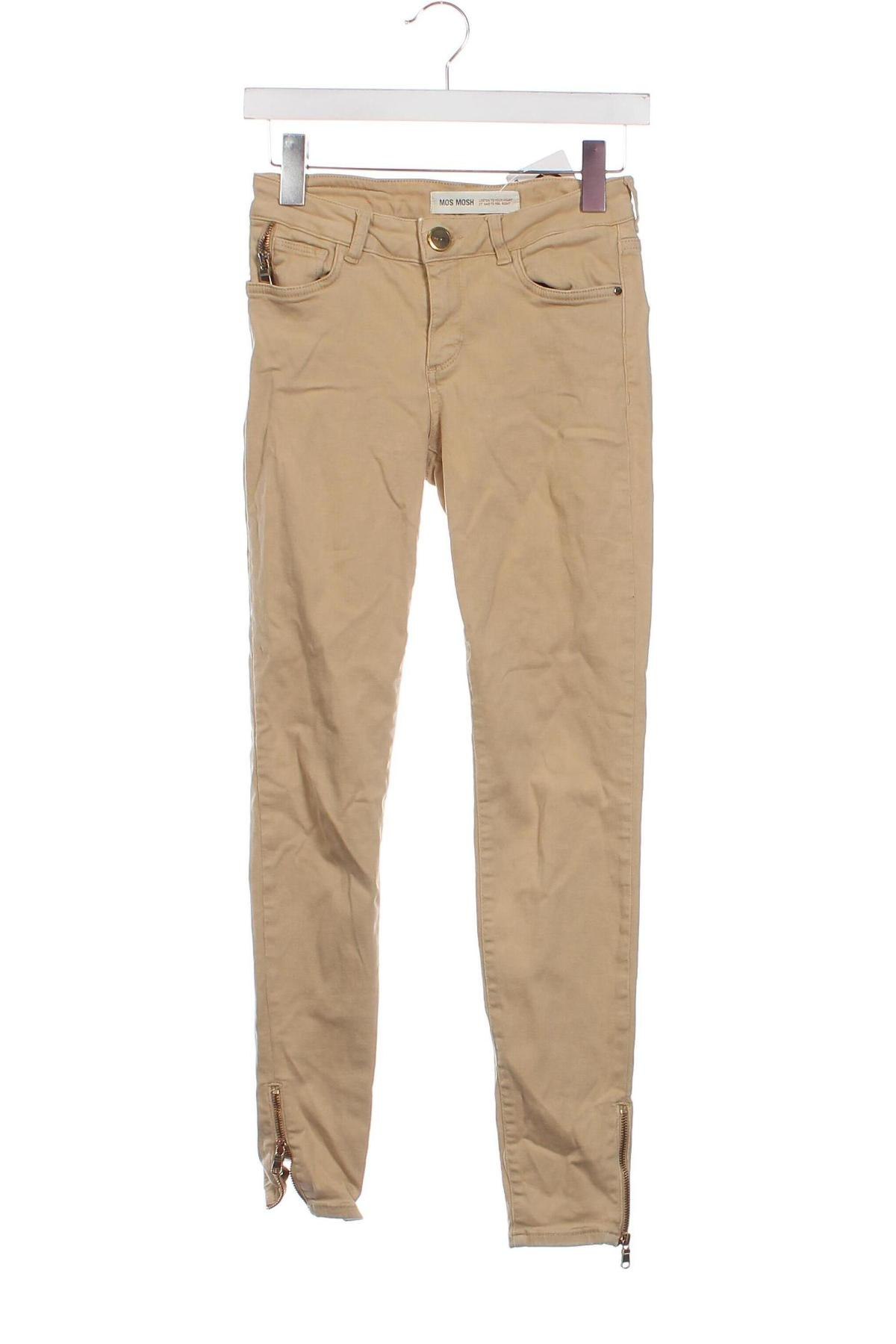 Pantaloni de femei MOS MOSH, Mărime XS, Culoare Bej, Preț 121,18 Lei