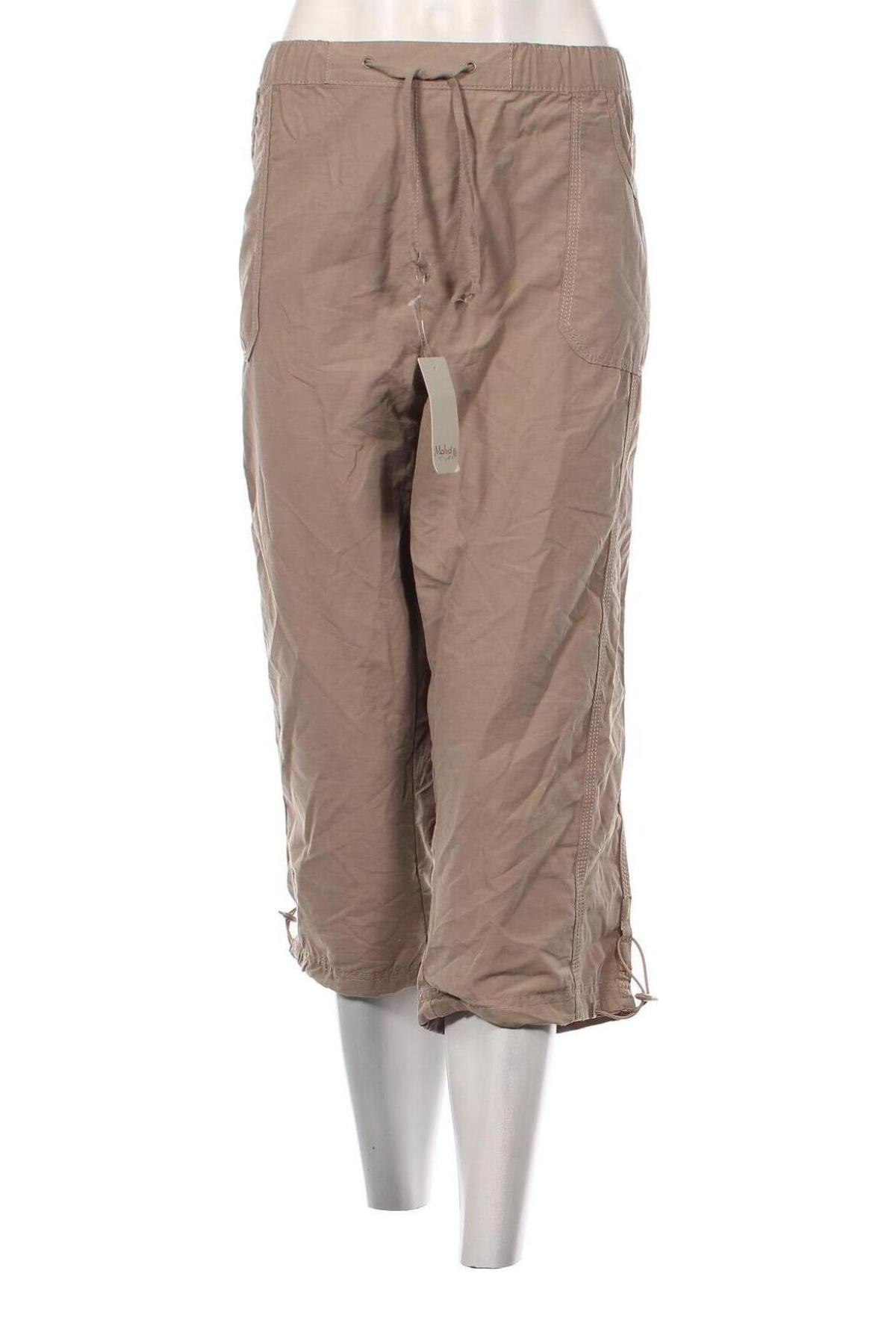 Γυναικείο παντελόνι Malva, Μέγεθος 4XL, Χρώμα  Μπέζ, Τιμή 11,66 €