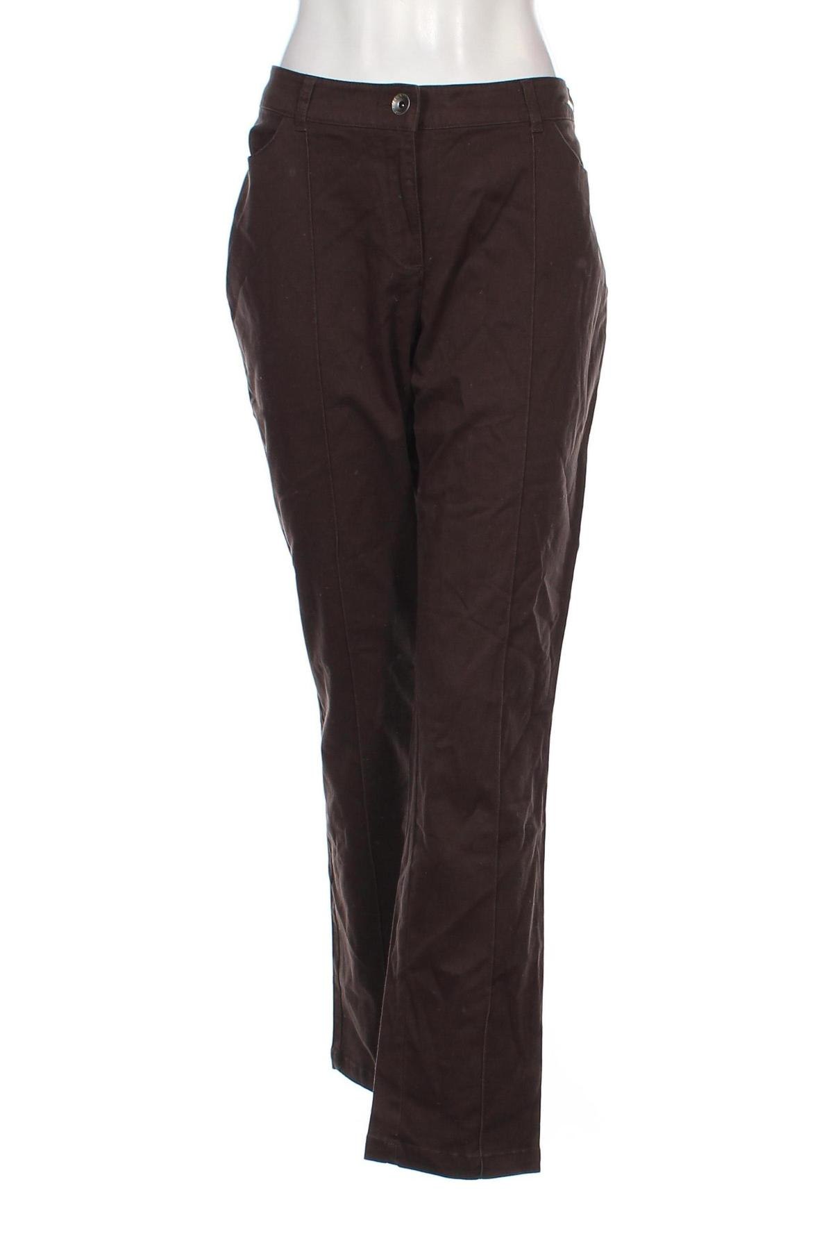 Pantaloni de femei Mark Adam, Mărime XL, Culoare Maro, Preț 47,70 Lei