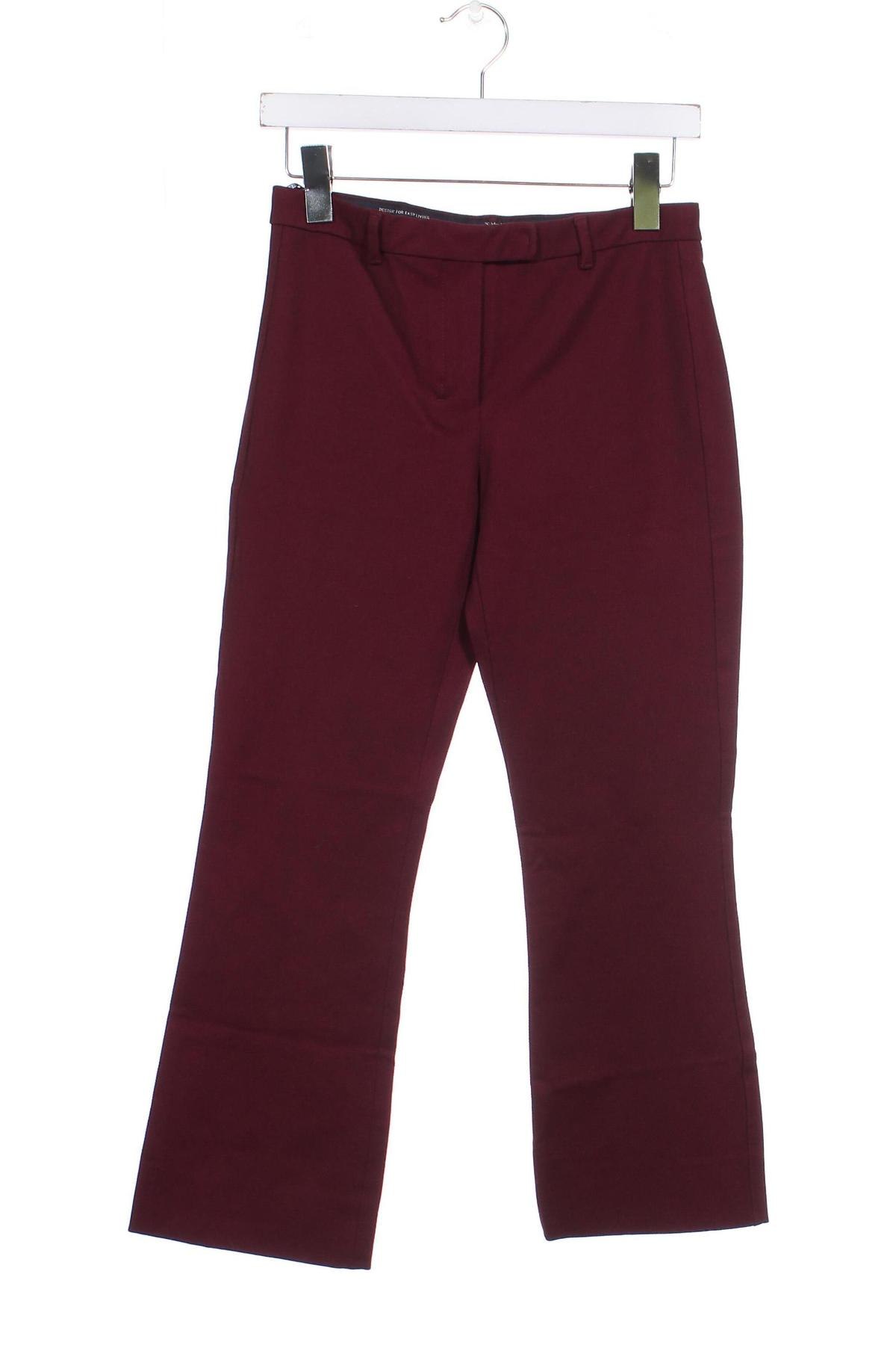 Pantaloni de femei 'S MAX MARA, Mărime XXS, Culoare Roșu, Preț 290,35 Lei