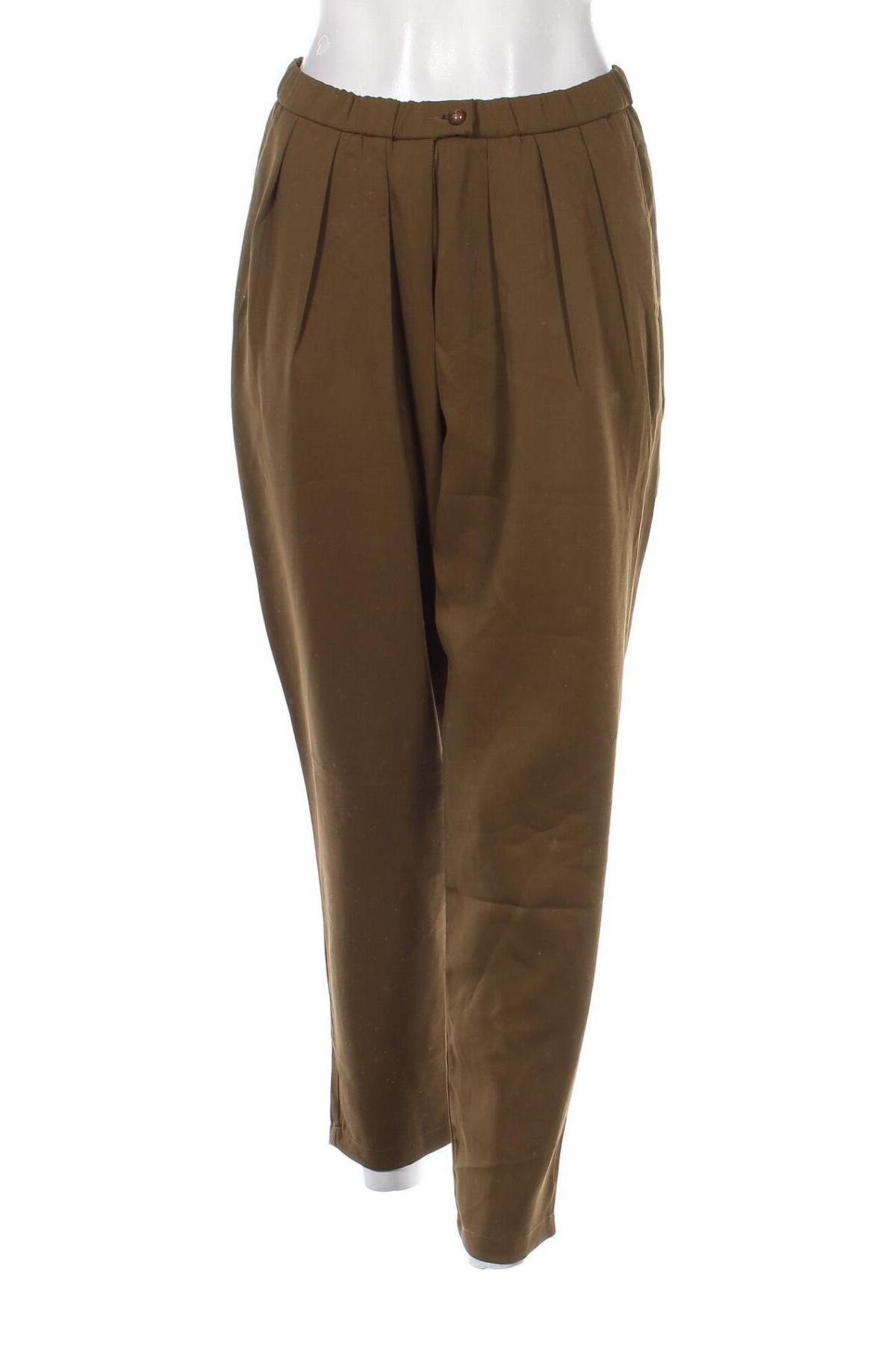 Pantaloni de femei Molly Bracken, Mărime M, Culoare Verde, Preț 26,97 Lei