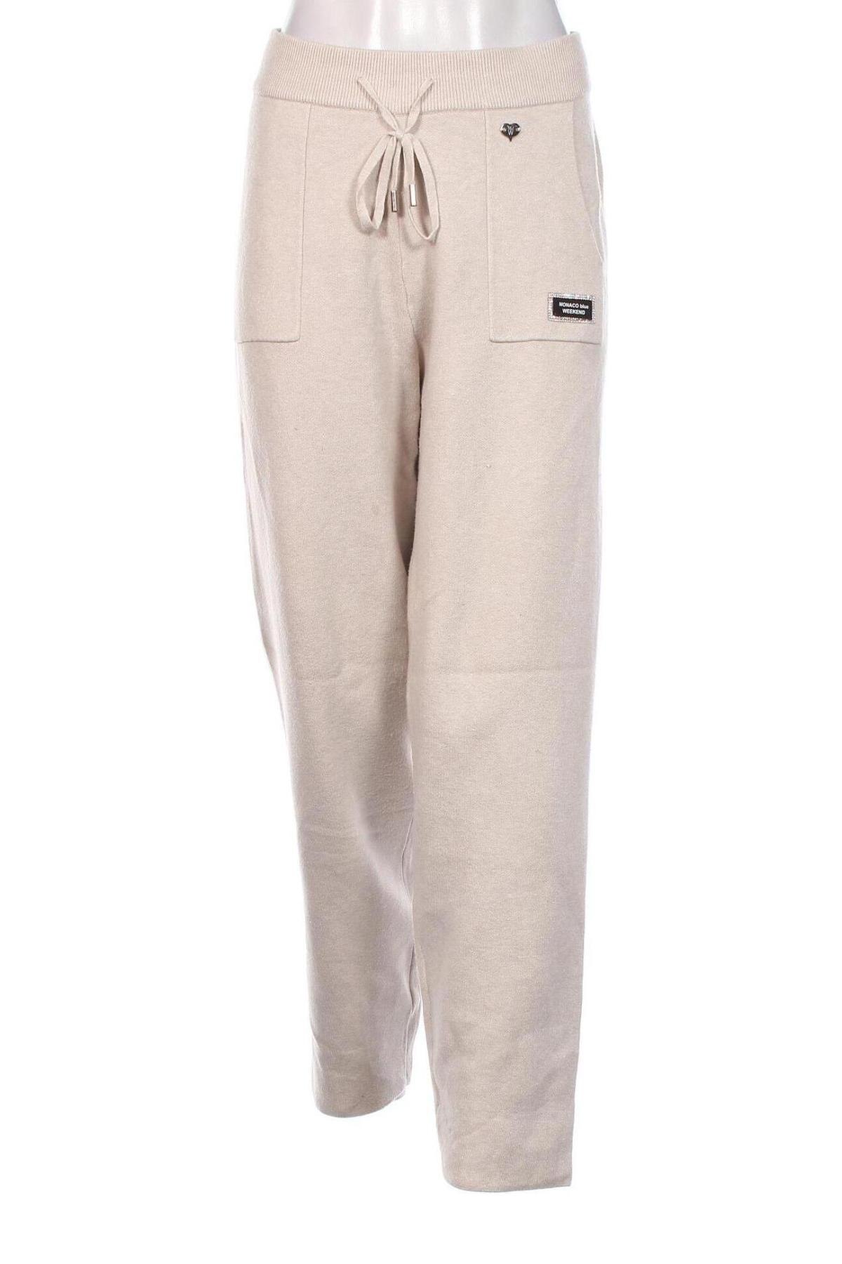 Pantaloni de femei Monaco, Mărime L, Culoare Bej, Preț 30,52 Lei
