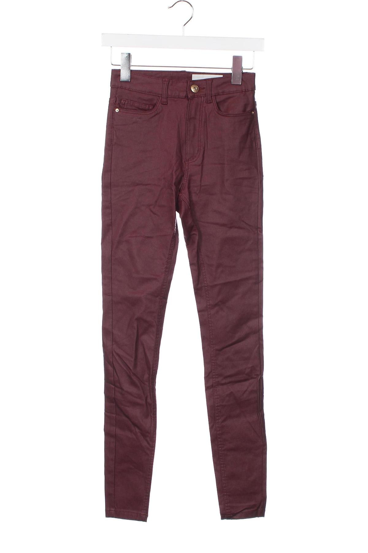 Дамски панталон Noisy May, Размер XS, Цвят Червен, Цена 9,57 лв.
