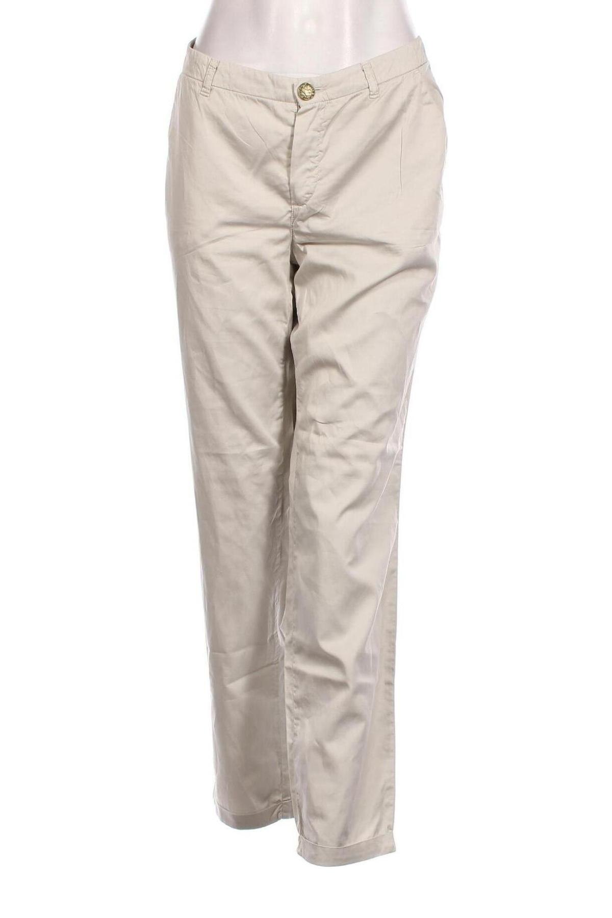 Γυναικείο παντελόνι Oui, Μέγεθος XL, Χρώμα  Μπέζ, Τιμή 25,32 €