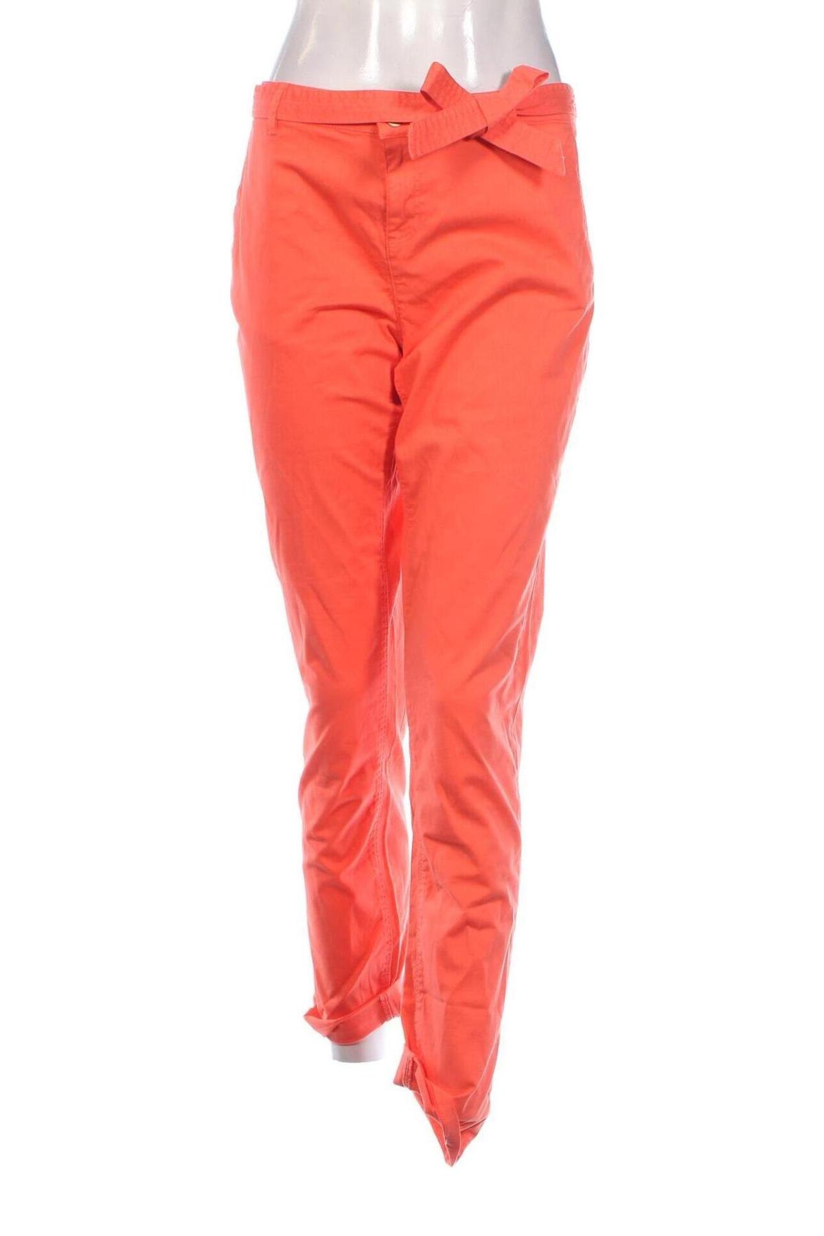 Pantaloni de femei Promod, Mărime L, Culoare Portocaliu, Preț 142,34 Lei