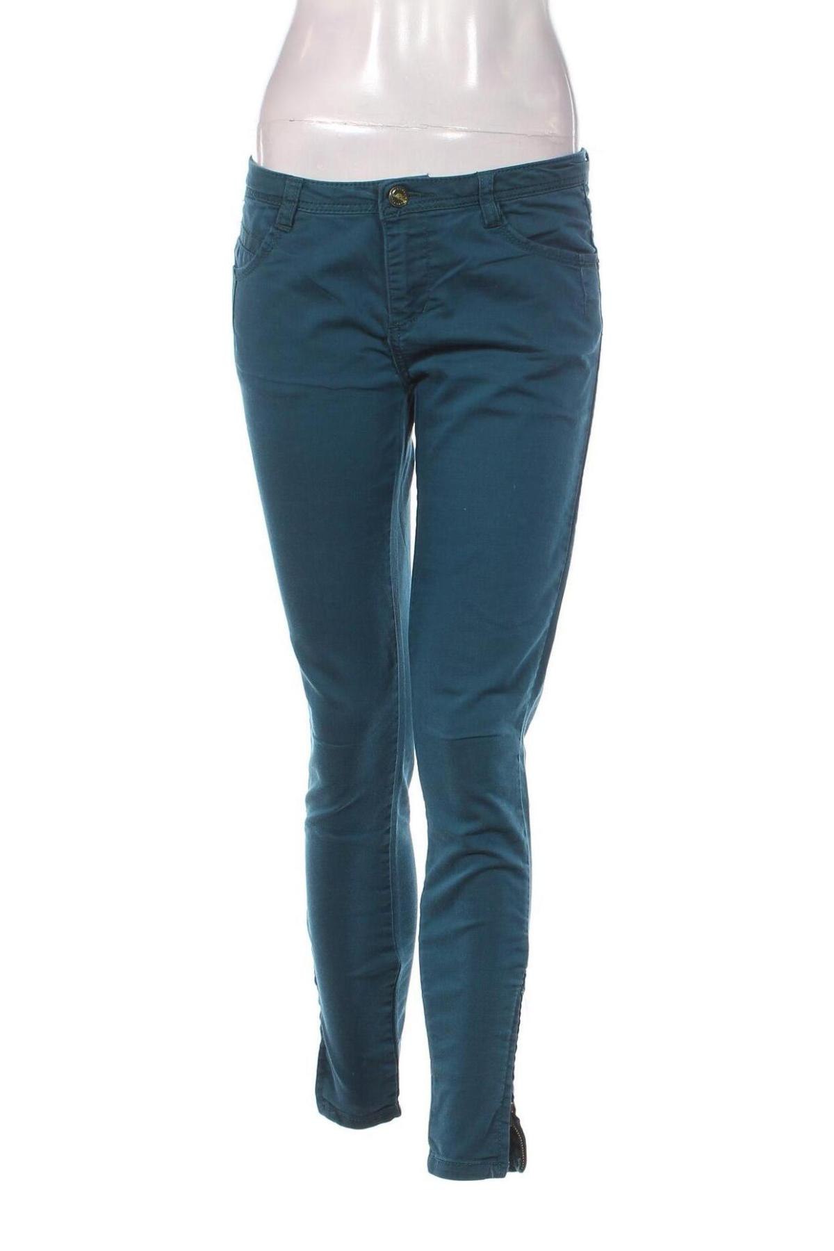 Pantaloni de femei Pull&Bear, Mărime M, Culoare Verde, Preț 39,95 Lei