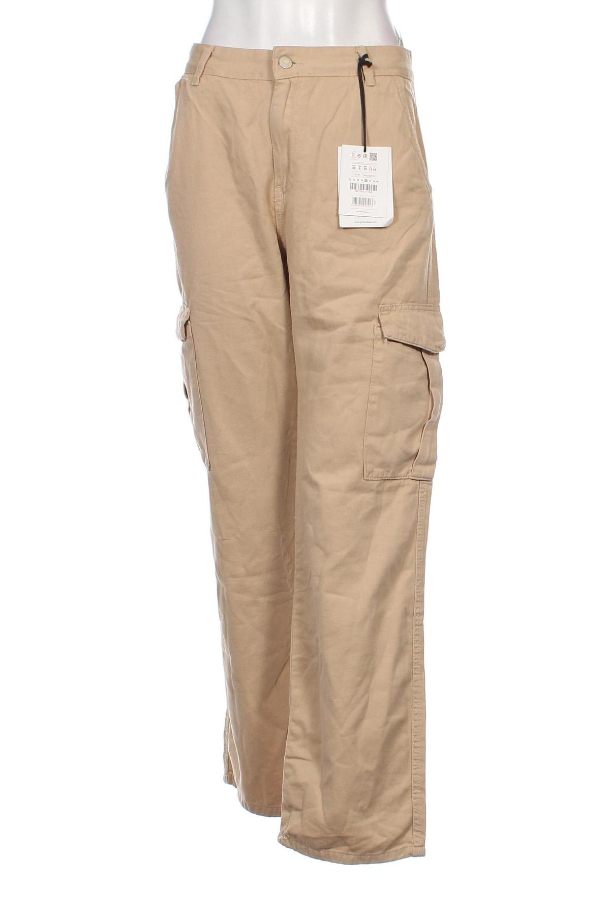Pantaloni de femei Pull&Bear, Mărime M, Culoare Maro, Preț 115,00 Lei