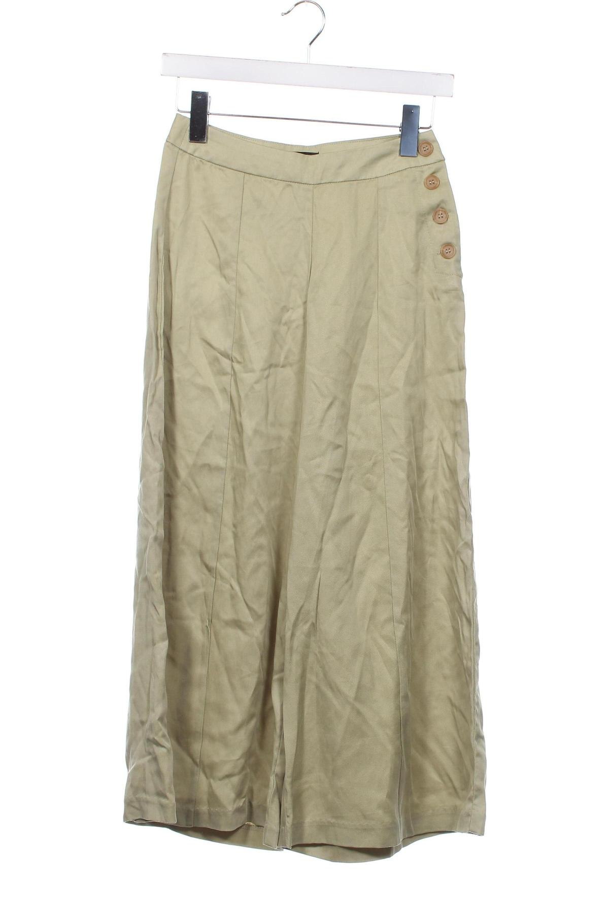 Дамски панталон Reserved, Размер XXS, Цвят Зелен, Цена 16,54 лв.
