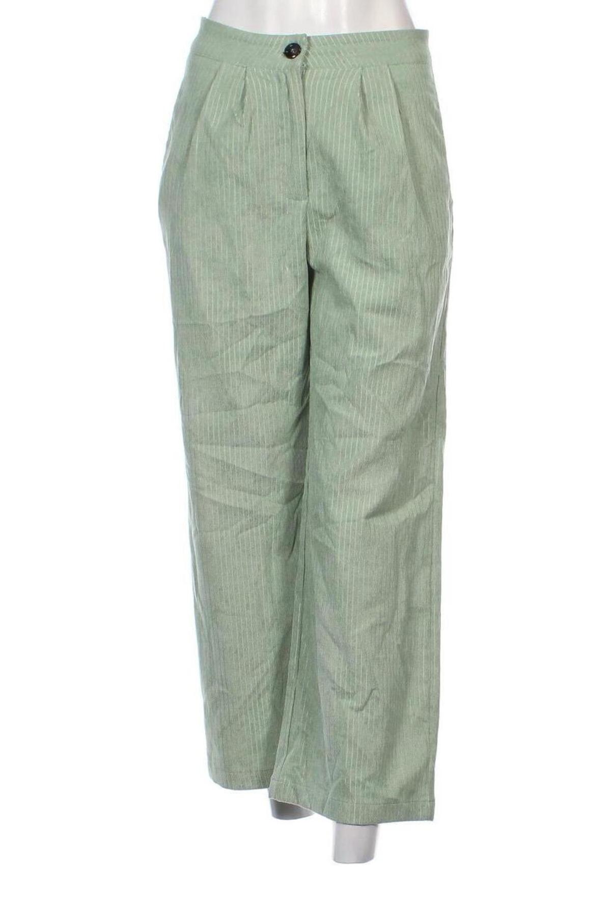 Γυναικείο παντελόνι SHEIN, Μέγεθος S, Χρώμα Πράσινο, Τιμή 4,66 €