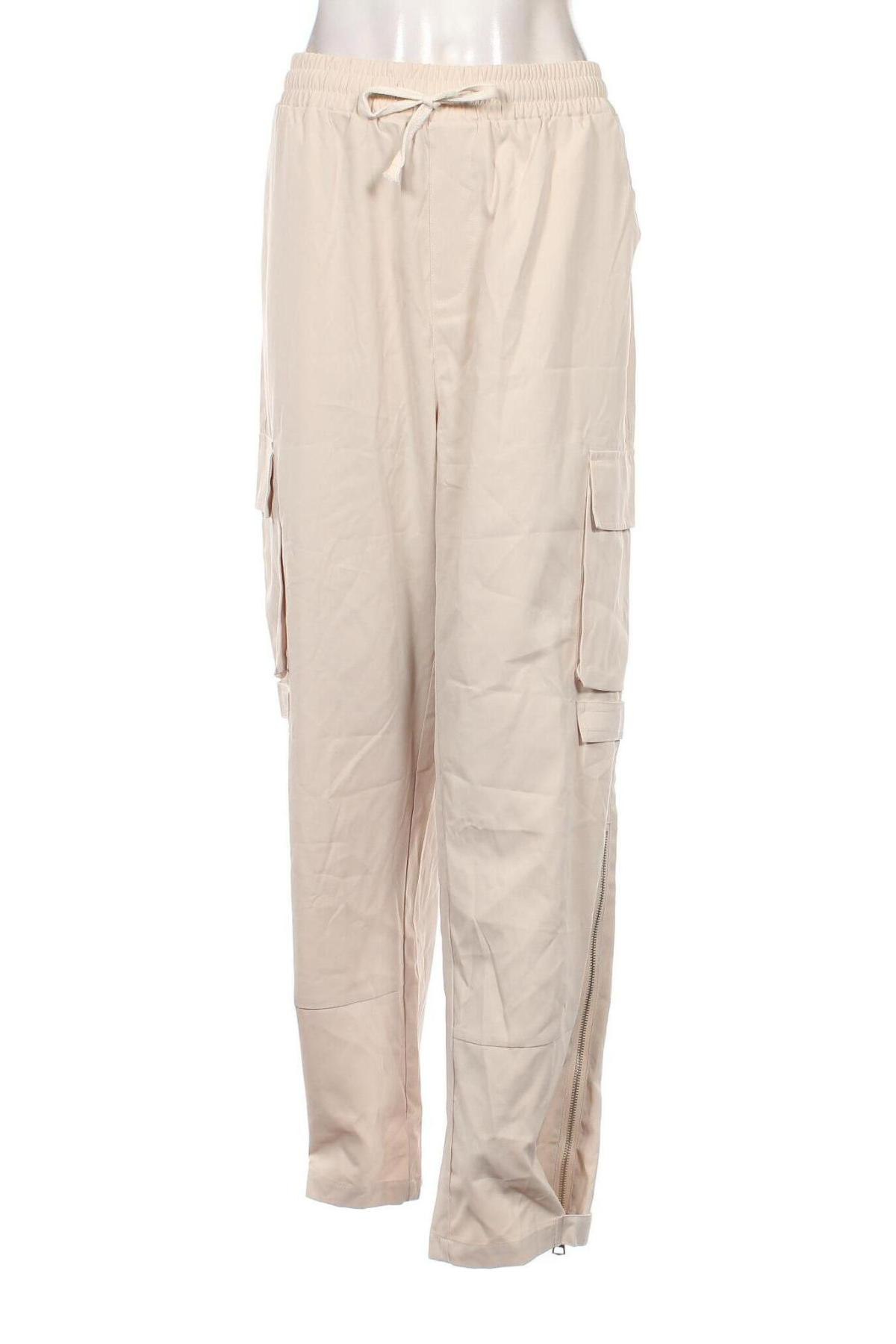 Pantaloni de femei SHEIN, Mărime XL, Culoare Bej, Preț 42,93 Lei