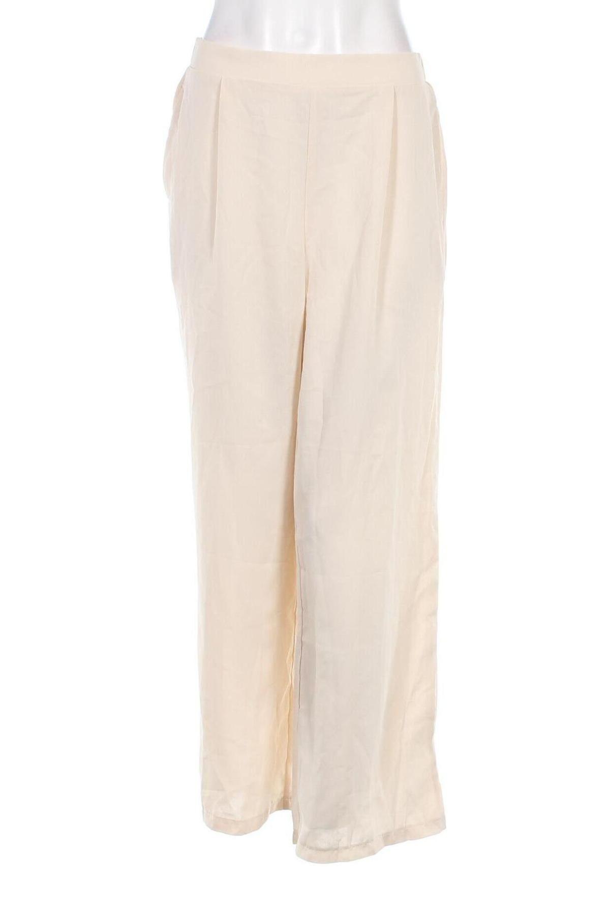 Pantaloni de femei SHEIN, Mărime L, Culoare Bej, Preț 38,16 Lei