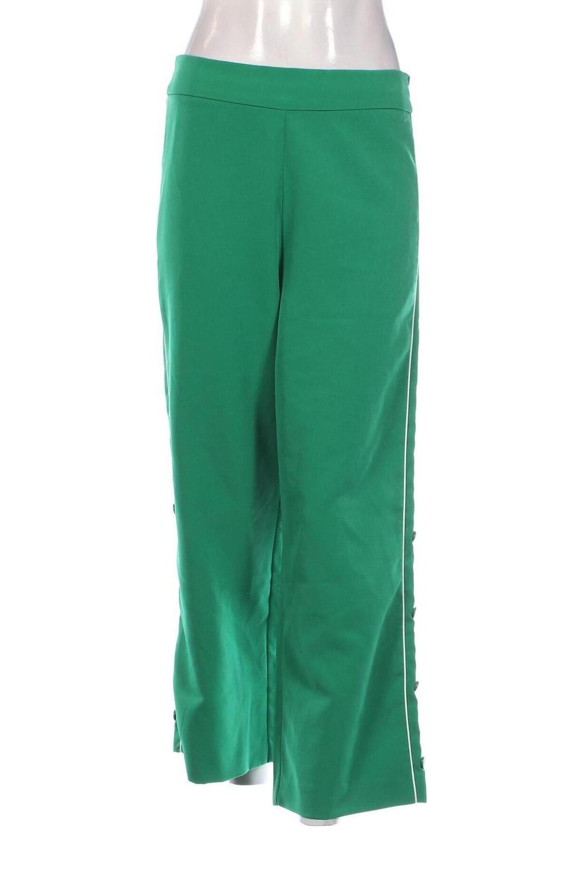 Γυναικείο παντελόνι Stradivarius, Μέγεθος M, Χρώμα Πράσινο, Τιμή 21,71 €