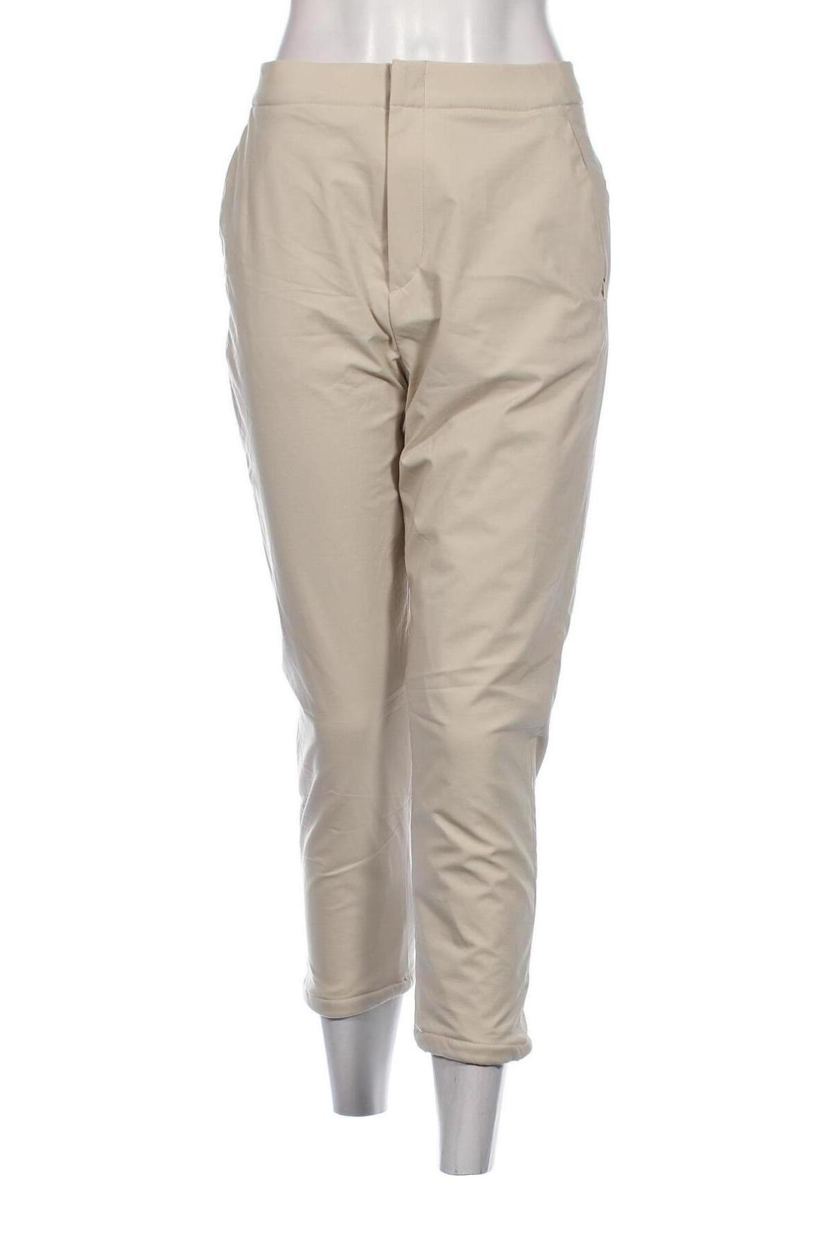 Дамски панталон Uniqlo, Размер S, Цвят Бежов, Цена 10,66 лв.