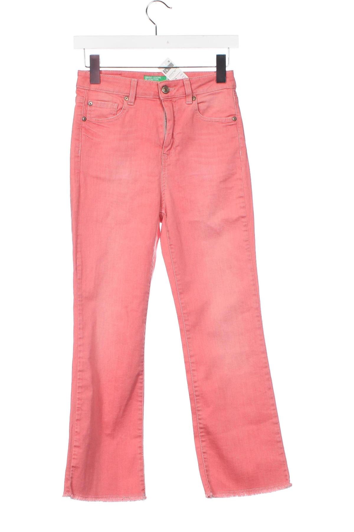 Γυναικείο παντελόνι United Colors Of Benetton, Μέγεθος XS, Χρώμα Ρόζ , Τιμή 39,59 €
