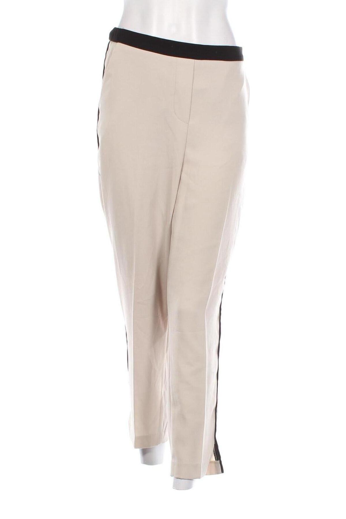 Pantaloni de femei United Colors Of Benetton, Mărime XL, Culoare Bej, Preț 67,44 Lei