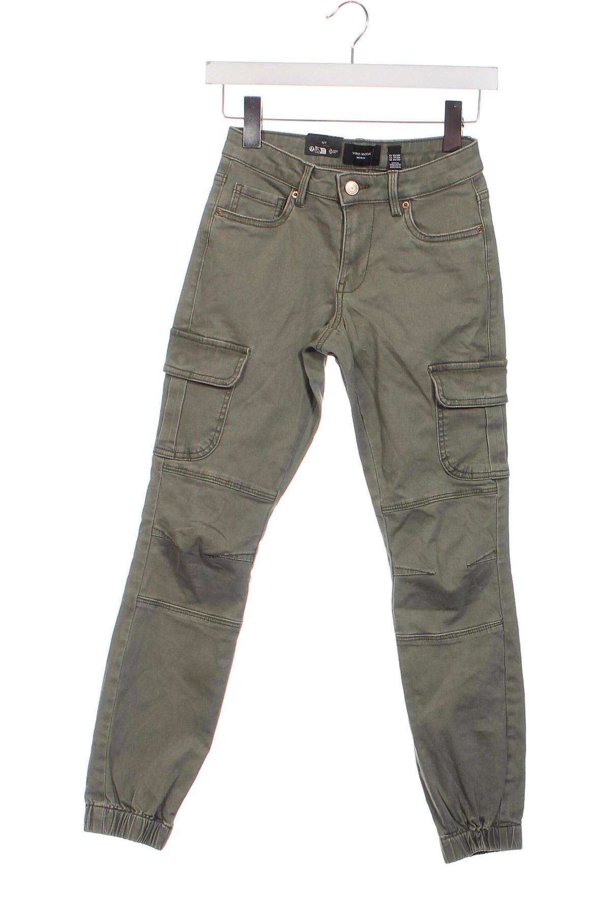 Pantaloni de femei Vero Moda, Mărime XS, Culoare Verde, Preț 53,03 Lei