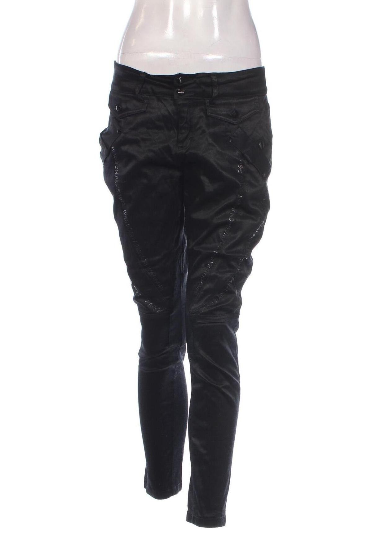 Γυναικείο παντελόνι Waggon, Μέγεθος M, Χρώμα Μαύρο, Τιμή 8,84 €