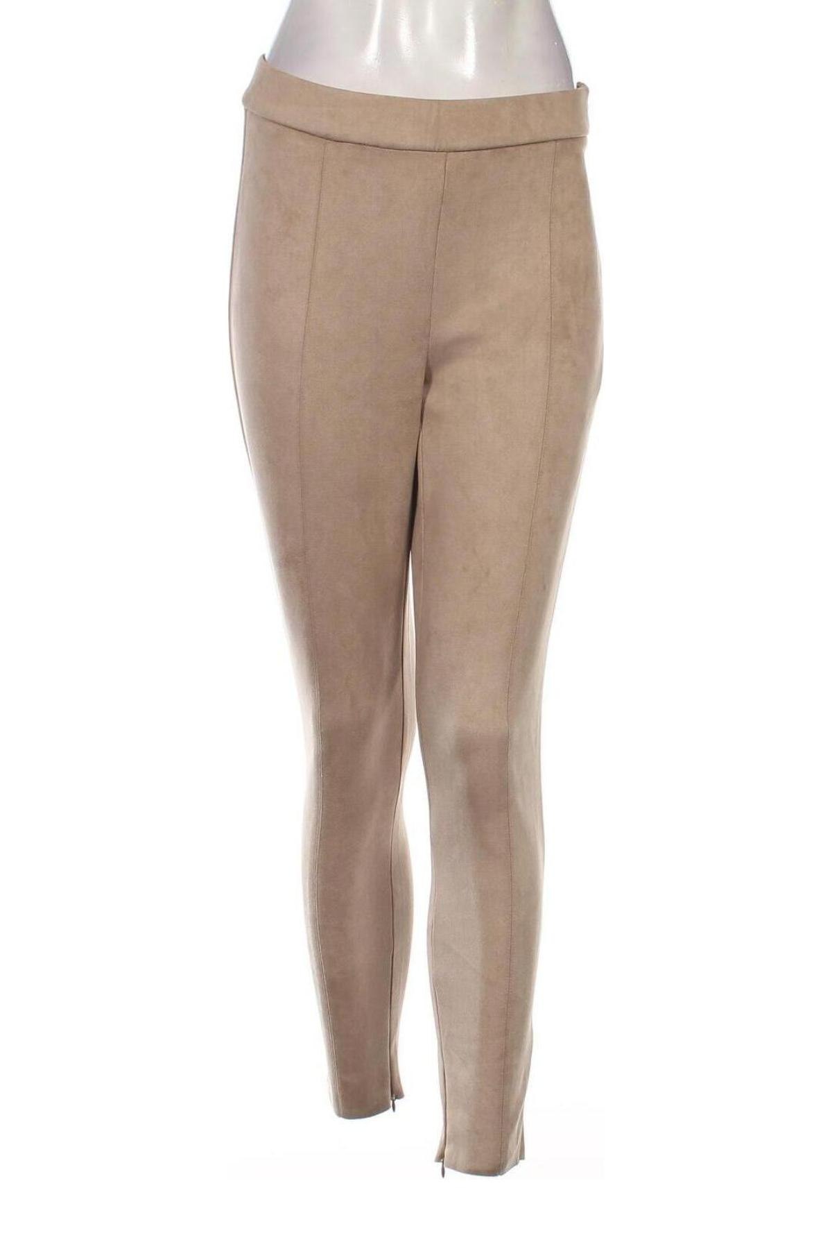 Damenhose Zara, Größe L, Farbe Beige, Preis 27,52 €