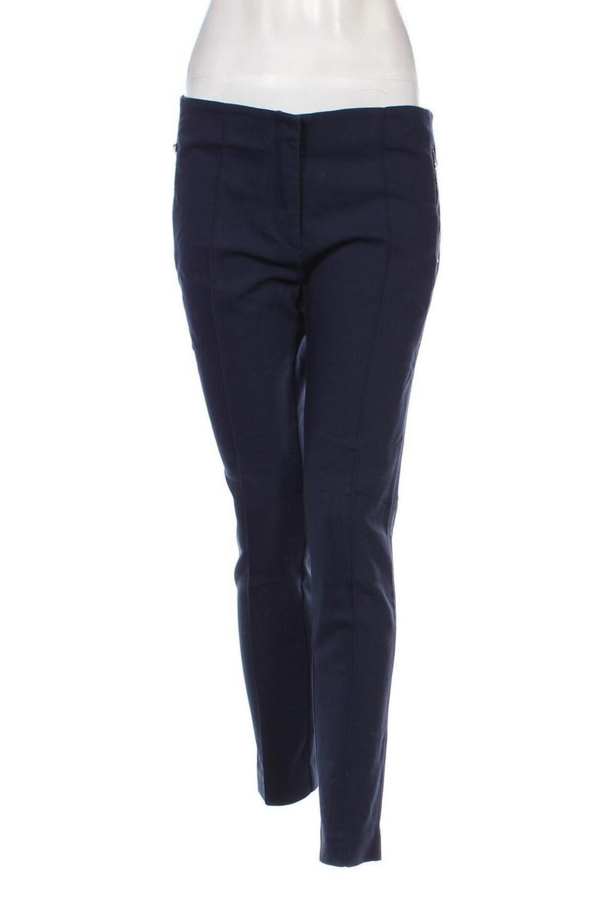 Pantaloni de femei Zara, Mărime L, Culoare Albastru, Preț 39,97 Lei