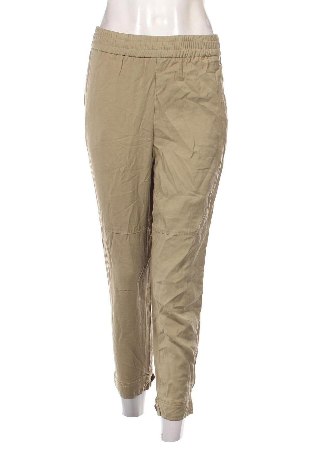 Дамски панталон Zara, Размер XS, Цвят Зелен, Цена 6,75 лв.