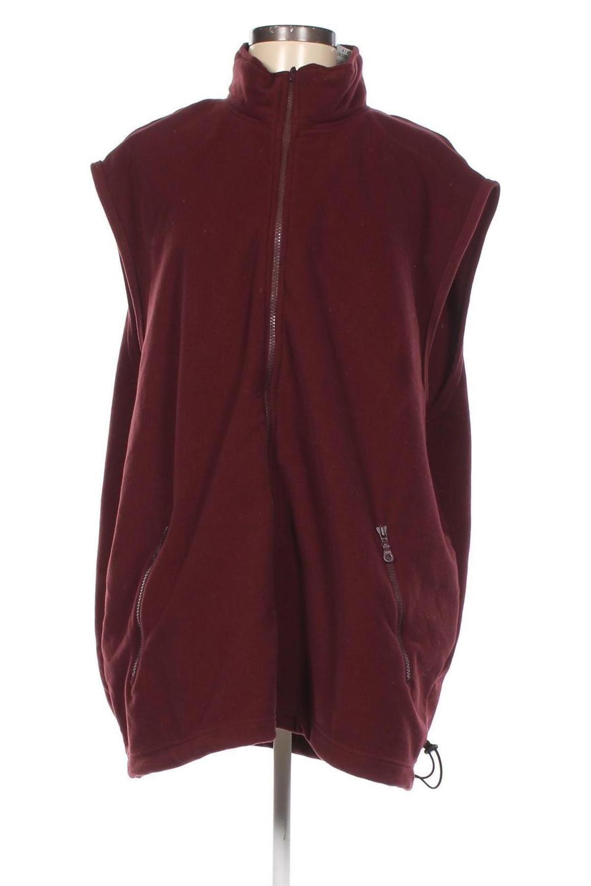 Γυναικείο fleece γιλέκο Trigema, Μέγεθος XXL, Χρώμα Κόκκινο, Τιμή 16,33 €