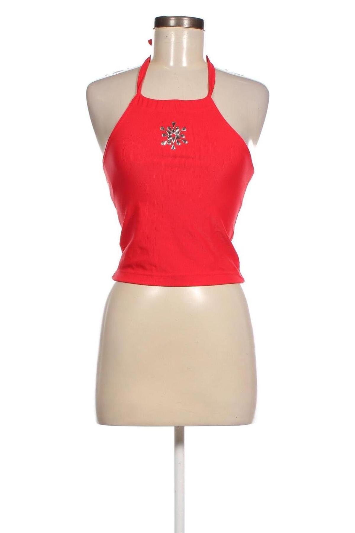 Γυναικείο αμάνικο μπλουζάκι, Μέγεθος S, Χρώμα Κόκκινο, Τιμή 6,65 €