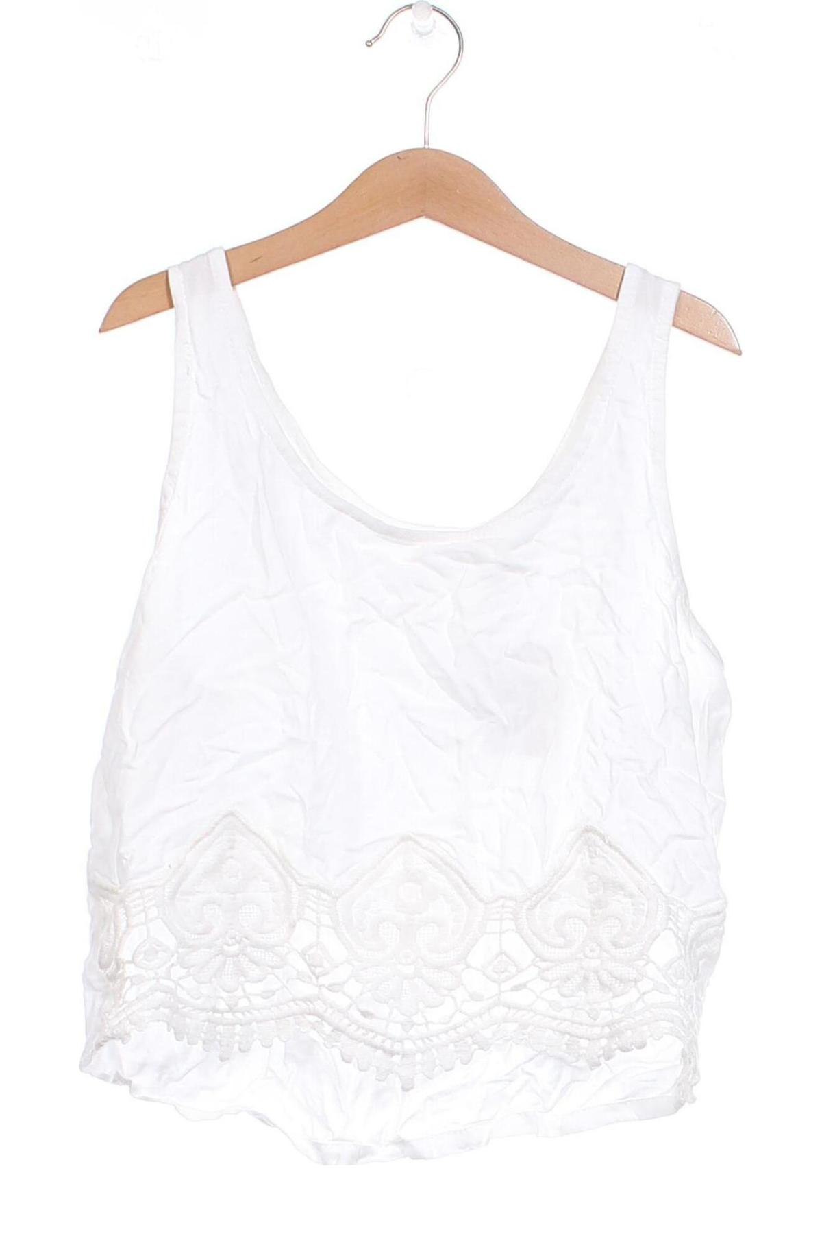 Γυναικείο αμάνικο μπλουζάκι, Μέγεθος XXS, Χρώμα Λευκό, Τιμή 3,61 €