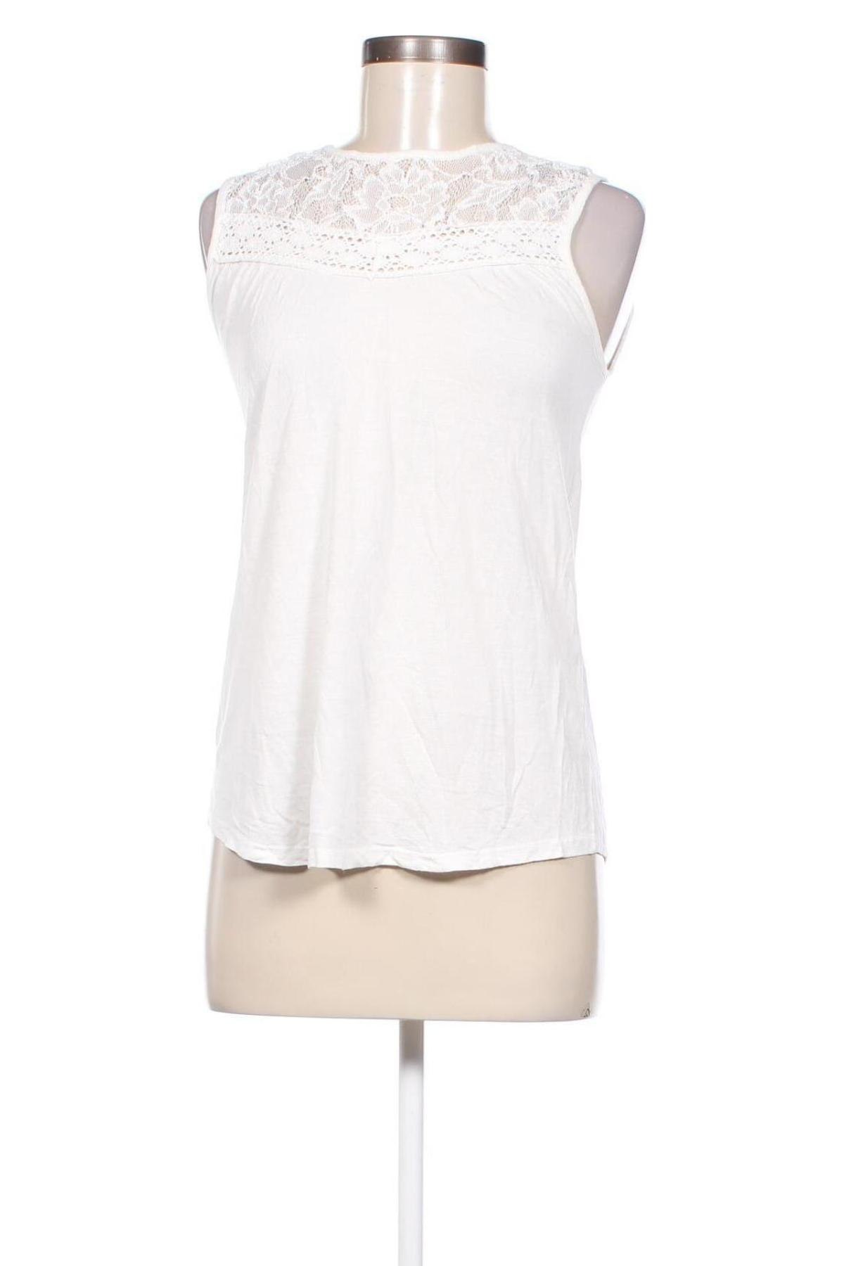 Γυναικείο αμάνικο μπλουζάκι, Μέγεθος M, Χρώμα Εκρού, Τιμή 2,81 €
