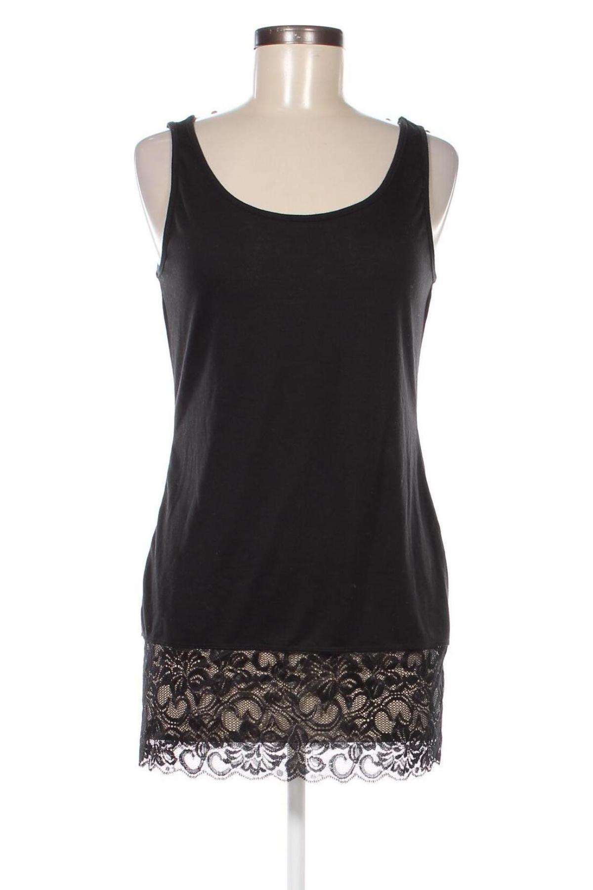 Γυναικείο αμάνικο μπλουζάκι, Μέγεθος L, Χρώμα Μαύρο, Τιμή 4,34 €