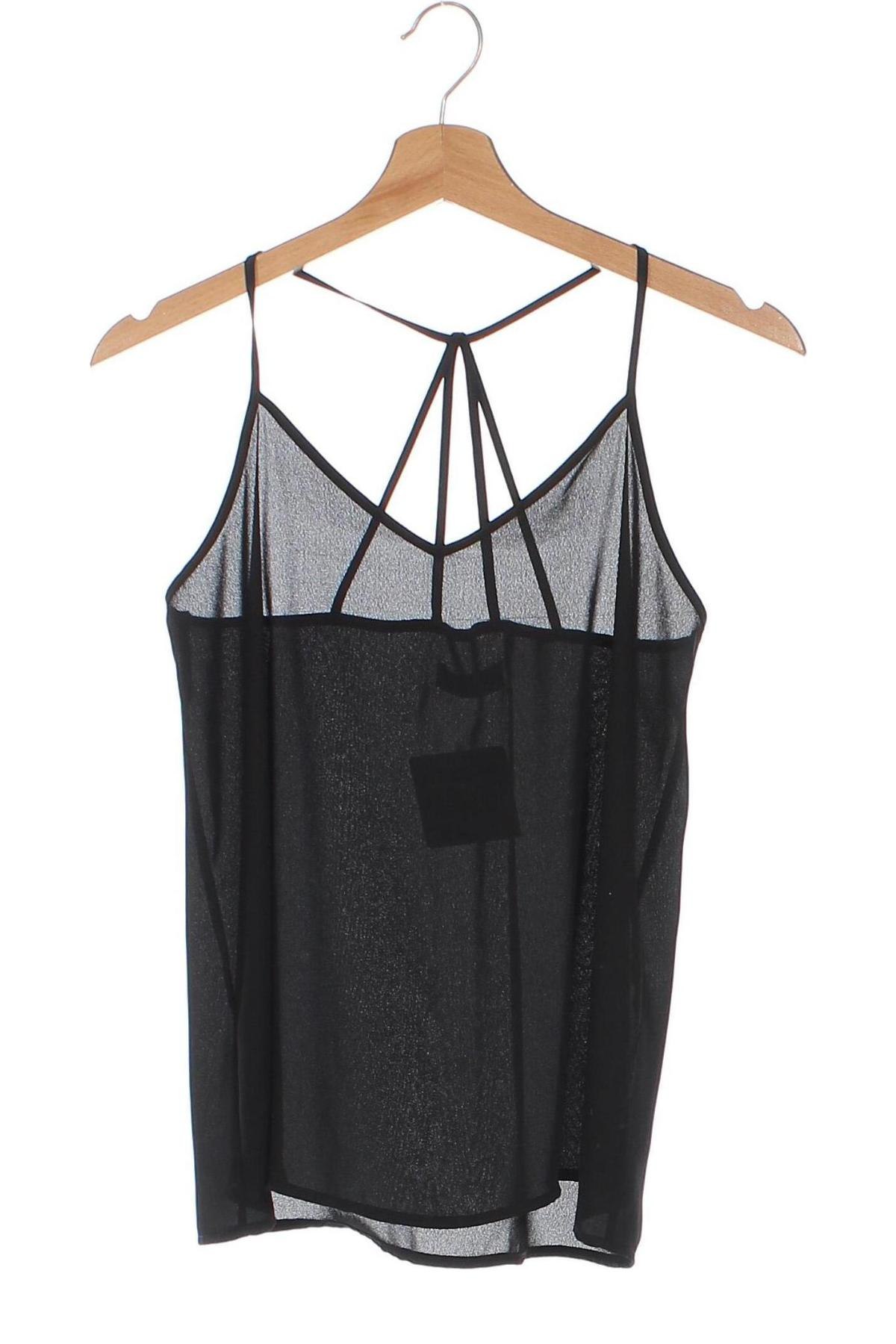 Γυναικείο αμάνικο μπλουζάκι Abercrombie & Fitch, Μέγεθος XS, Χρώμα Μαύρο, Τιμή 7,89 €