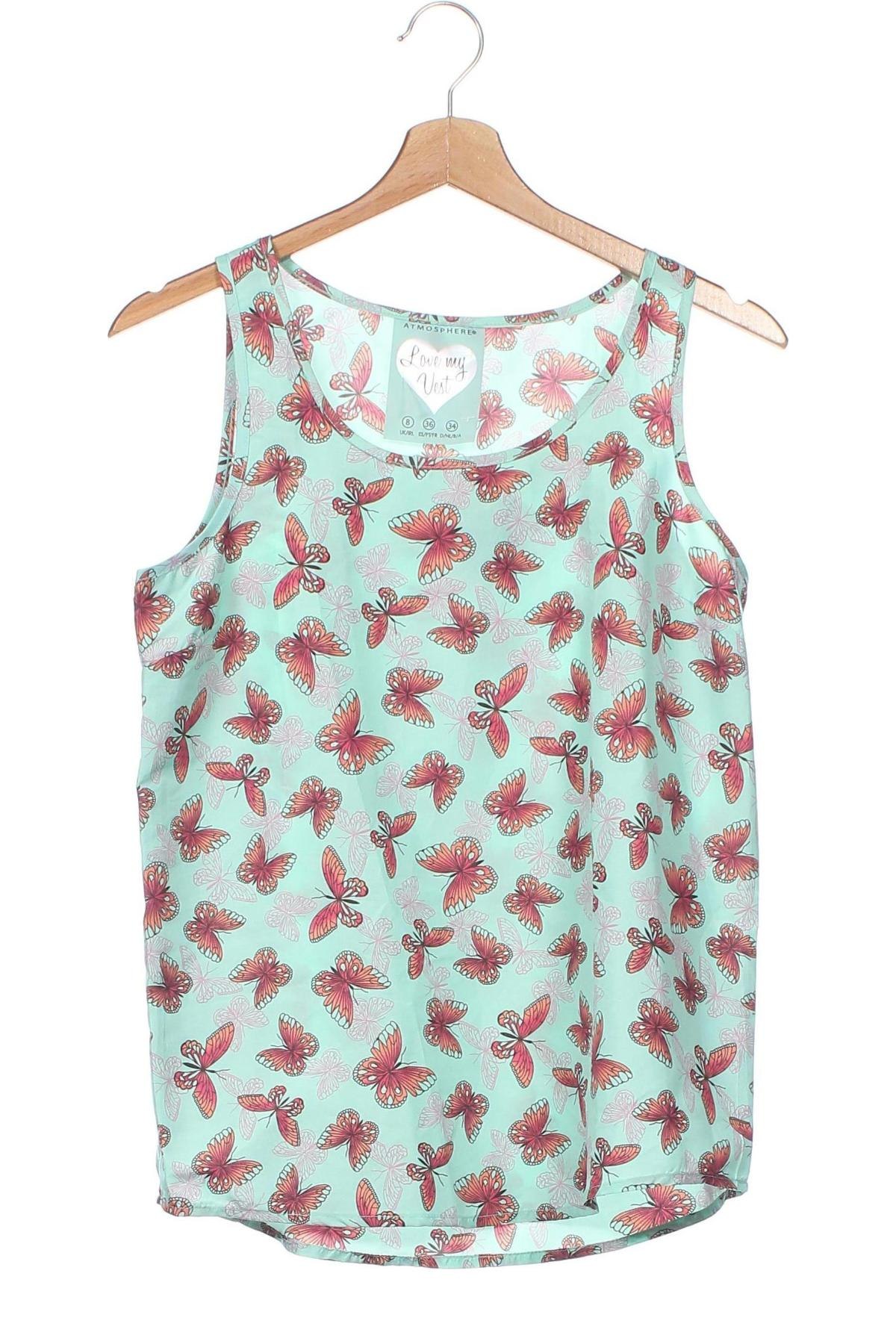 Γυναικείο αμάνικο μπλουζάκι Atmosphere, Μέγεθος XS, Χρώμα Πολύχρωμο, Τιμή 3,80 €