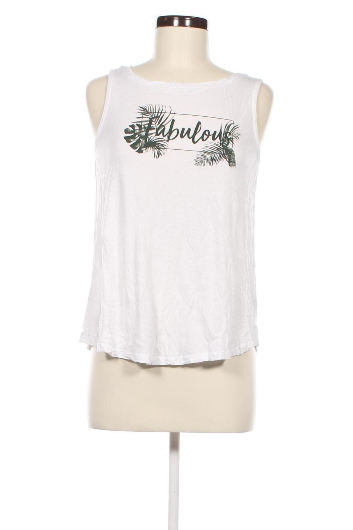 Γυναικείο αμάνικο μπλουζάκι Beloved, Μέγεθος L, Χρώμα Λευκό, Τιμή 4,18 €