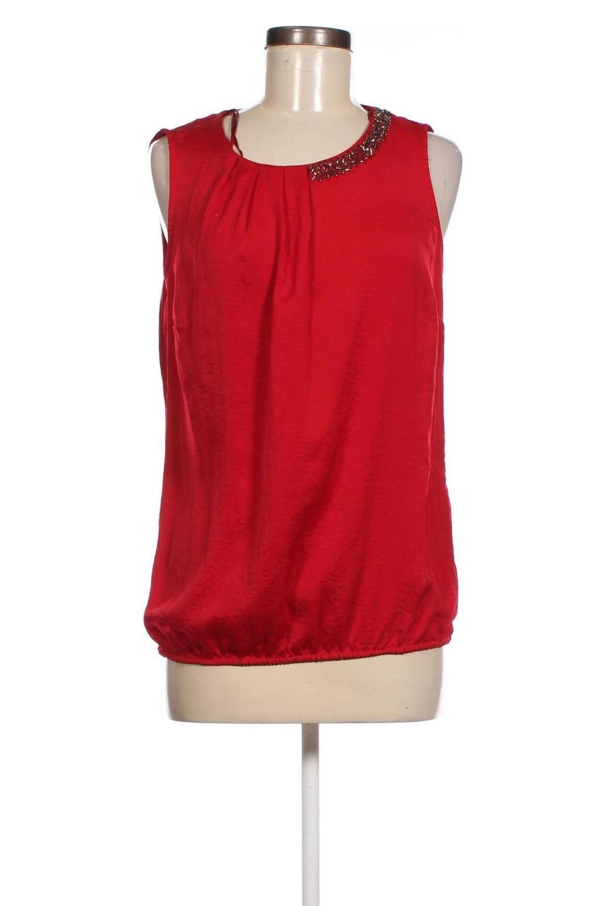 Γυναικείο αμάνικο μπλουζάκι Charles Vogele, Μέγεθος S, Χρώμα Κόκκινο, Τιμή 3,78 €