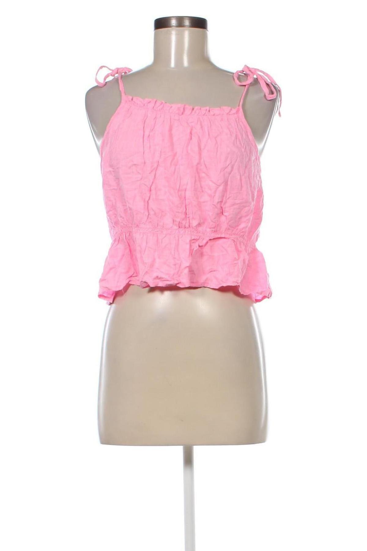 Γυναικείο αμάνικο μπλουζάκι Clockhouse, Μέγεθος L, Χρώμα Ρόζ , Τιμή 4,18 €