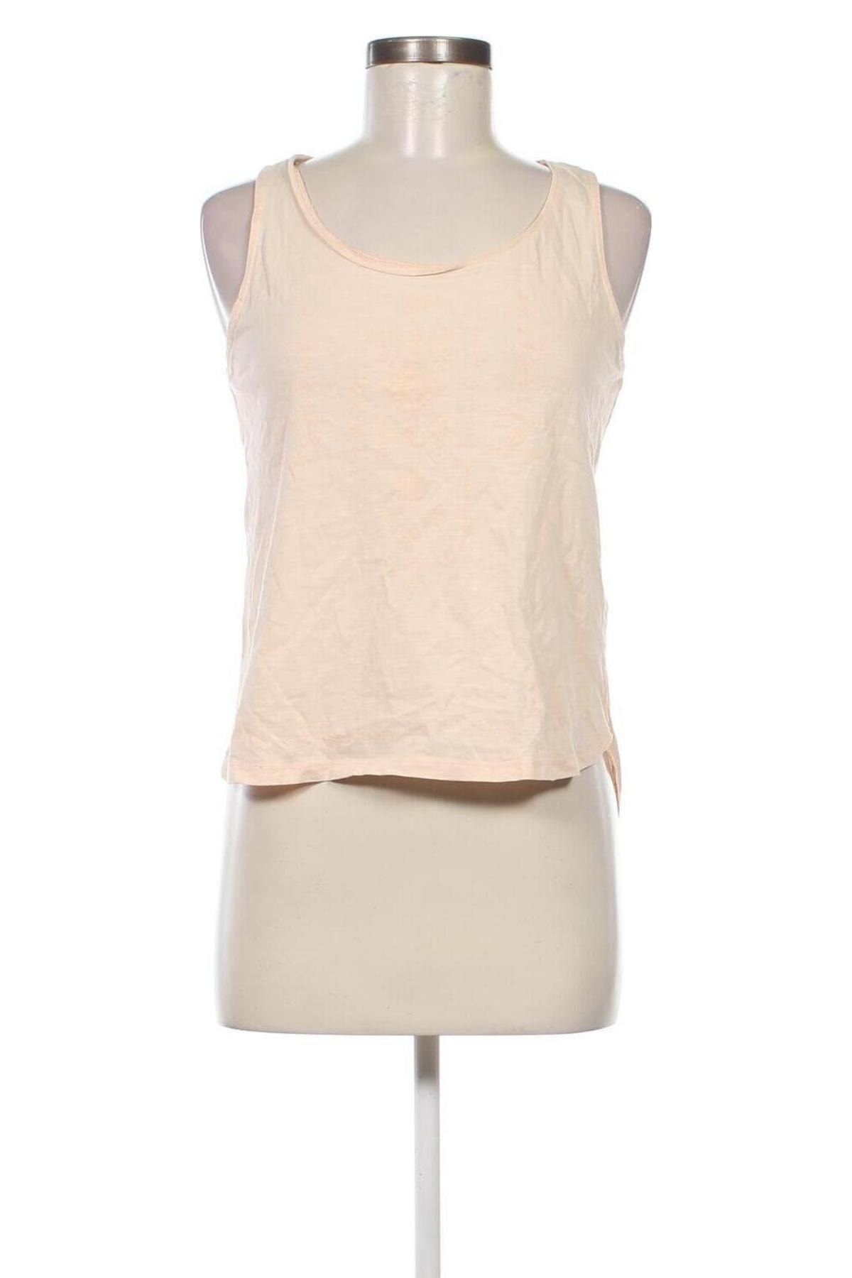 Γυναικείο αμάνικο μπλουζάκι Clockhouse, Μέγεθος S, Χρώμα  Μπέζ, Τιμή 2,81 €