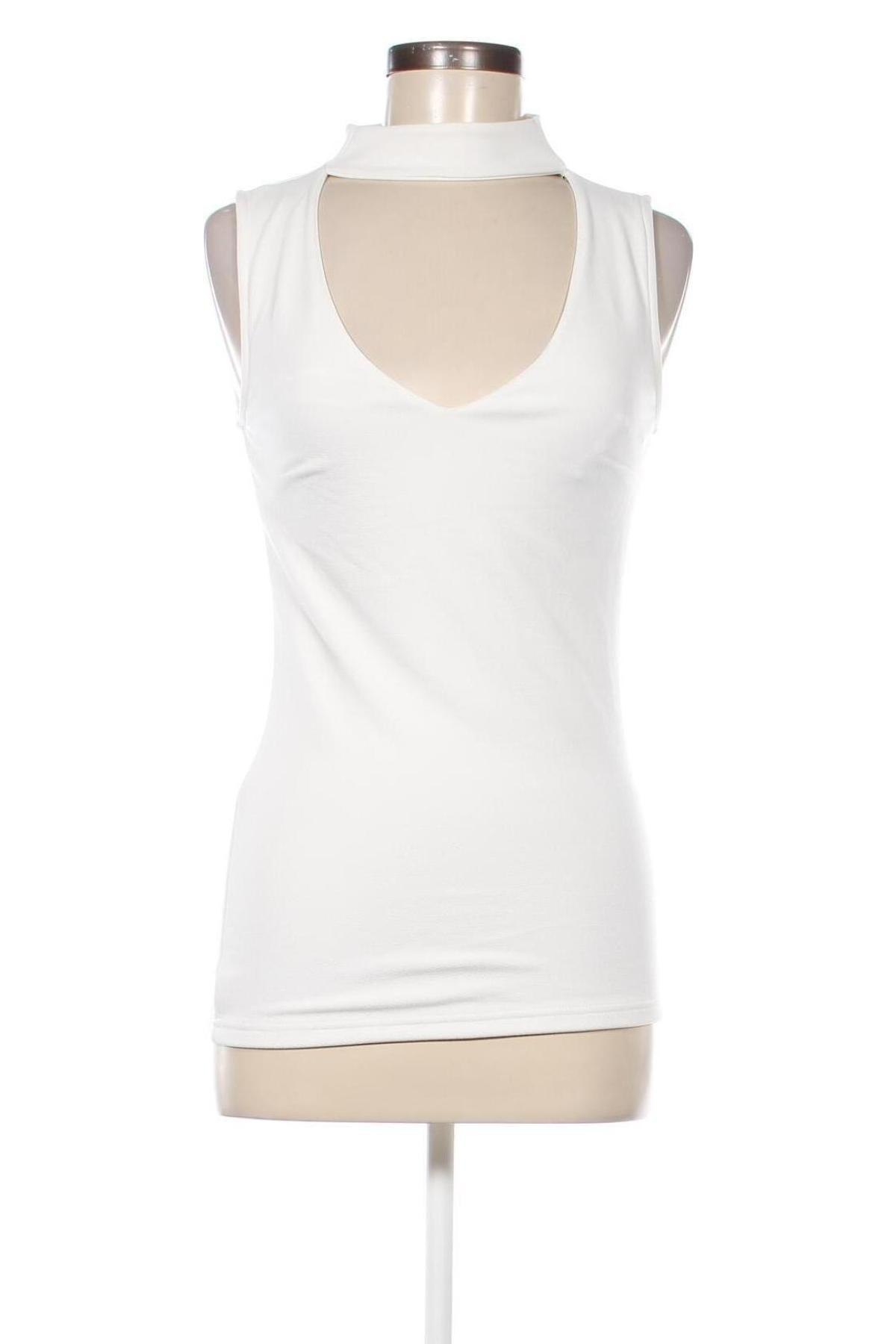 Γυναικείο αμάνικο μπλουζάκι CoolCat, Μέγεθος L, Χρώμα Λευκό, Τιμή 3,46 €