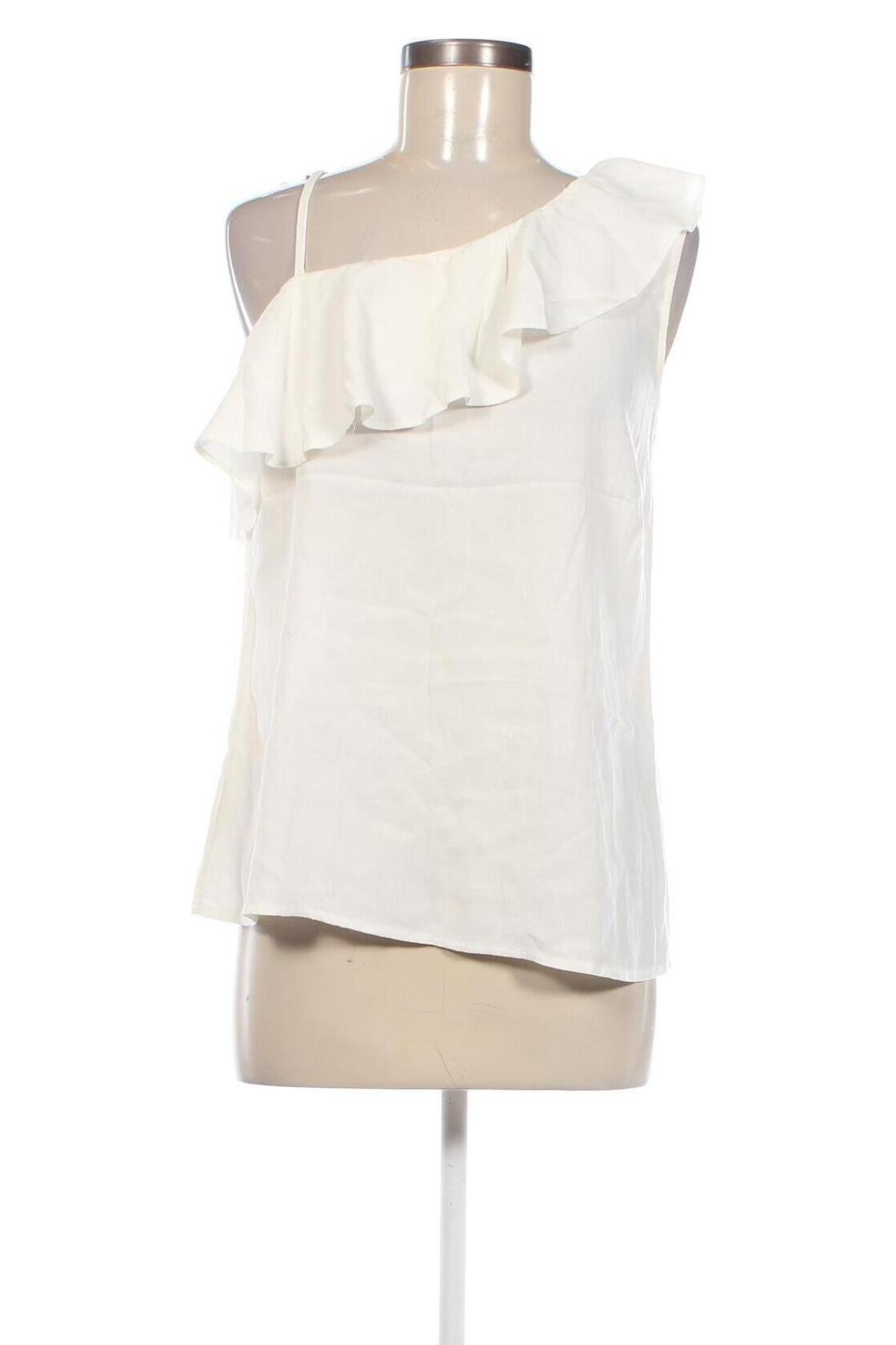 Γυναικείο αμάνικο μπλουζάκι Design By Kappahl, Μέγεθος M, Χρώμα Λευκό, Τιμή 9,52 €