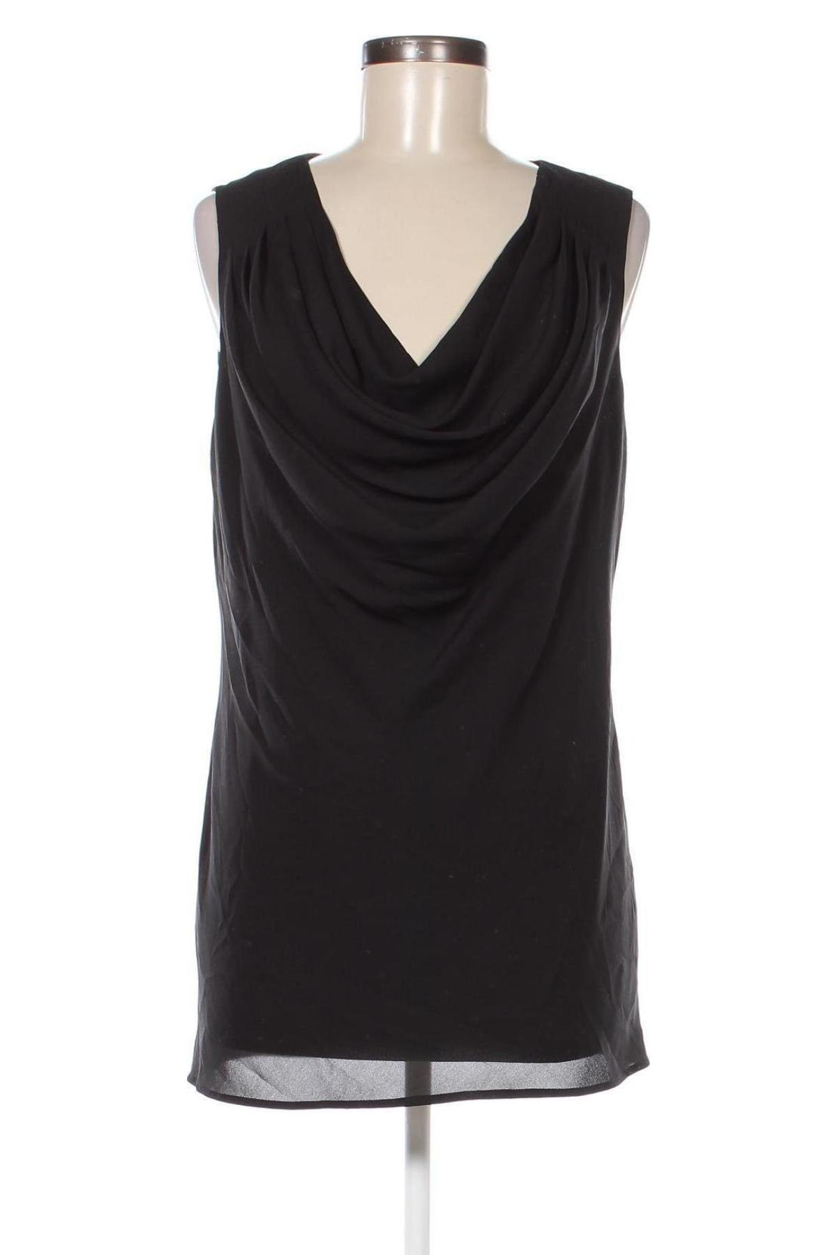 Γυναικείο αμάνικο μπλουζάκι Esprit, Μέγεθος L, Χρώμα Μαύρο, Τιμή 4,24 €