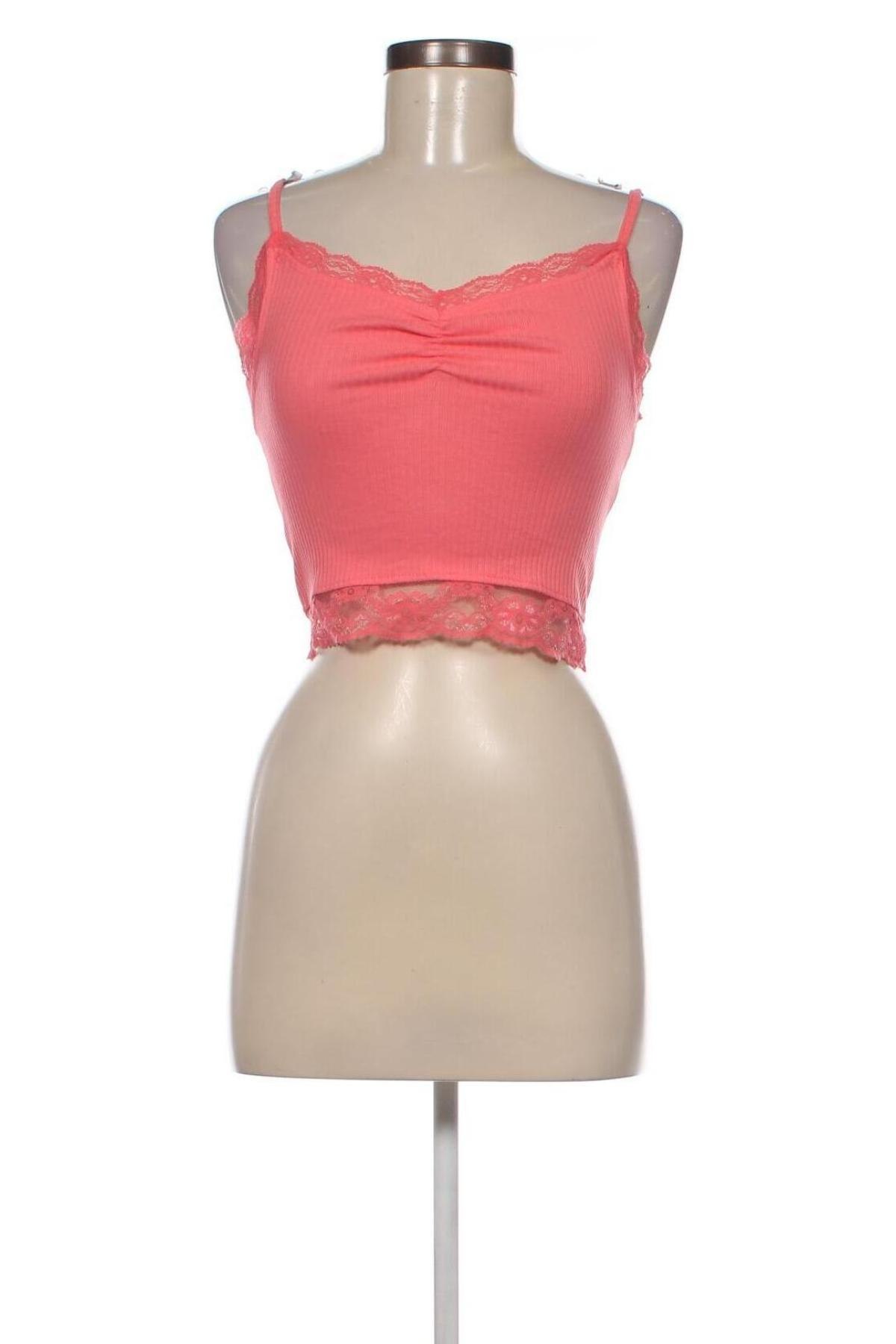 Γυναικείο αμάνικο μπλουζάκι Fb Sister, Μέγεθος XS, Χρώμα Ρόζ , Τιμή 3,22 €