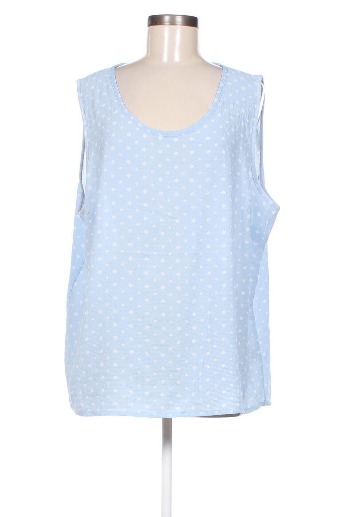 Γυναικείο αμάνικο μπλουζάκι Gina, Μέγεθος XXL, Χρώμα Μπλέ, Τιμή 8,04 €