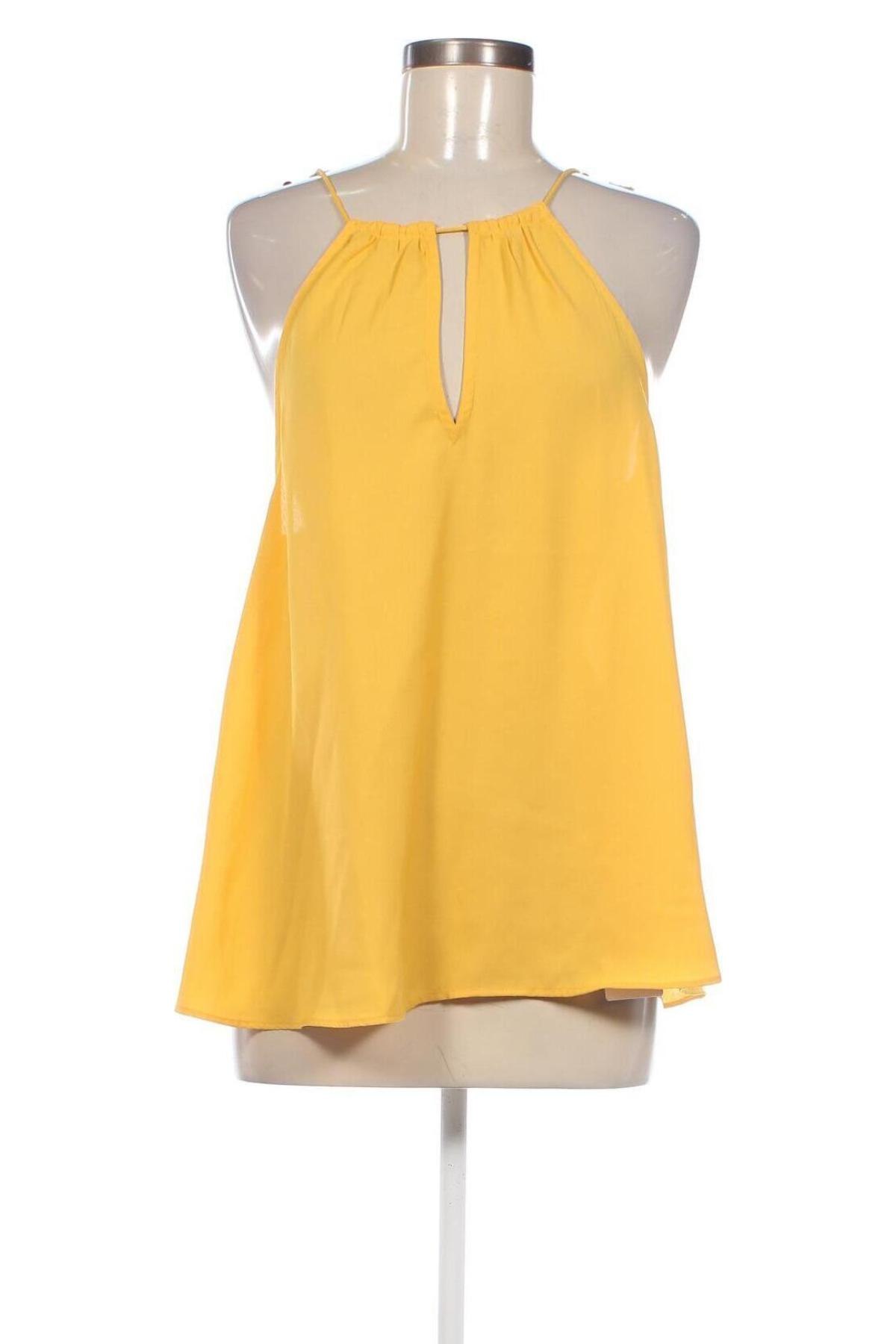 Γυναικείο αμάνικο μπλουζάκι Gina Tricot, Μέγεθος S, Χρώμα Κίτρινο, Τιμή 3,78 €