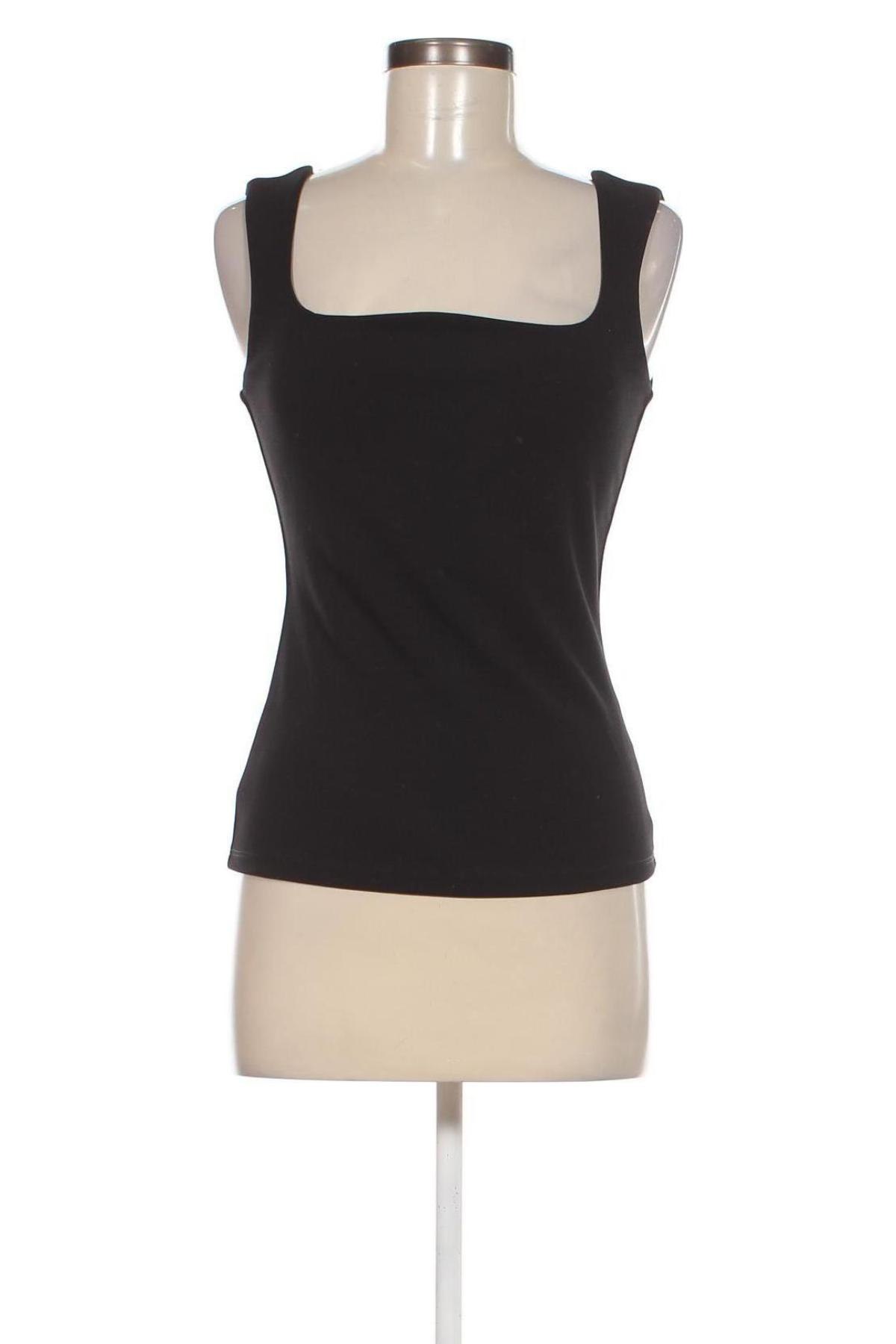 Γυναικείο αμάνικο μπλουζάκι H&M, Μέγεθος S, Χρώμα Μαύρο, Τιμή 3,79 €