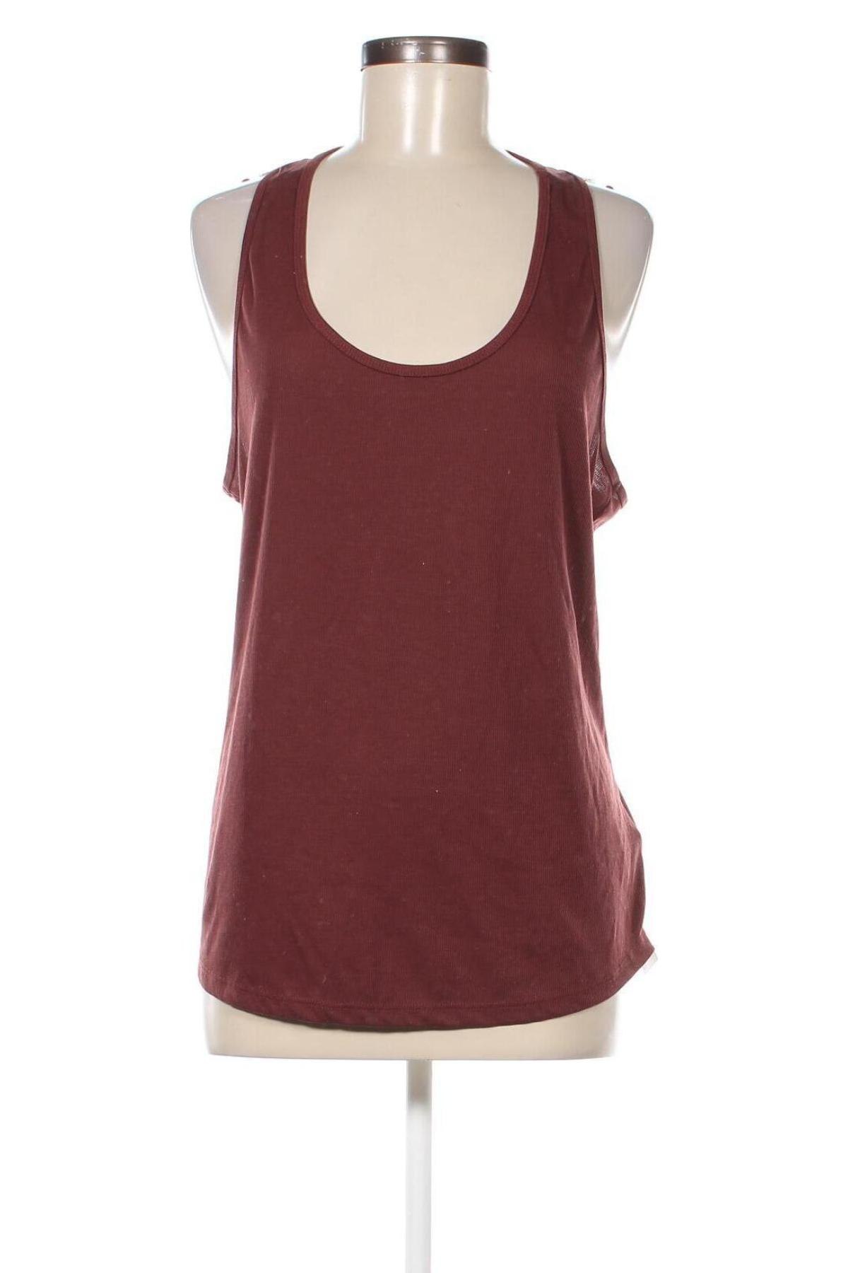 Γυναικείο αμάνικο μπλουζάκι H&M, Μέγεθος L, Χρώμα Κόκκινο, Τιμή 3,94 €