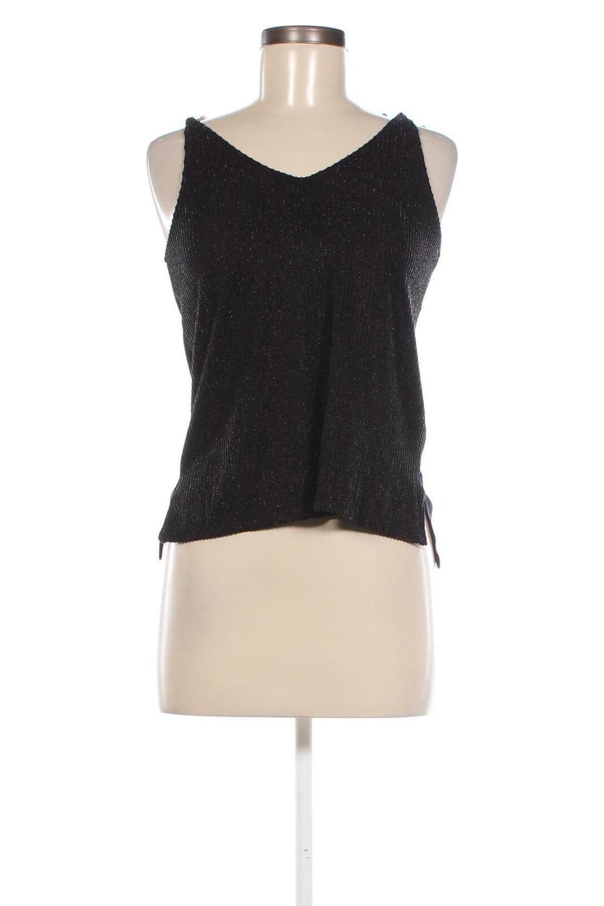 Γυναικείο αμάνικο μπλουζάκι H&M, Μέγεθος S, Χρώμα Μαύρο, Τιμή 2,41 €